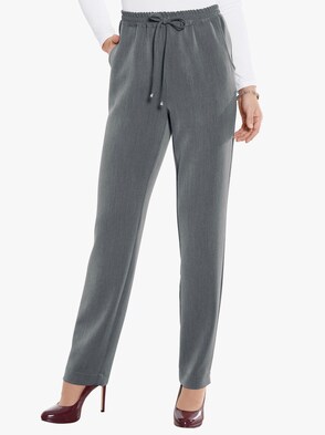 Hose - anthrazit-meliert