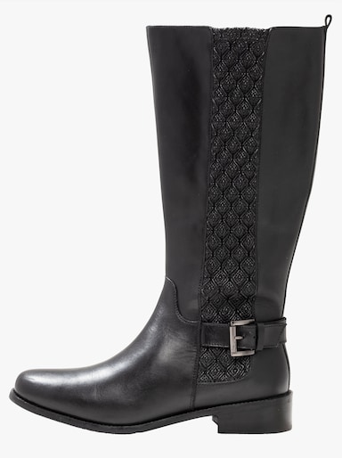 sheego Weitschaftstiefel - schwarz