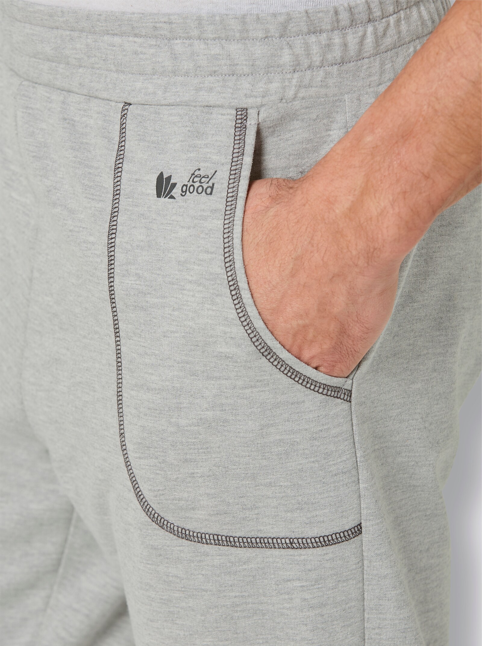feel good Hose - grau-meliert-graphit