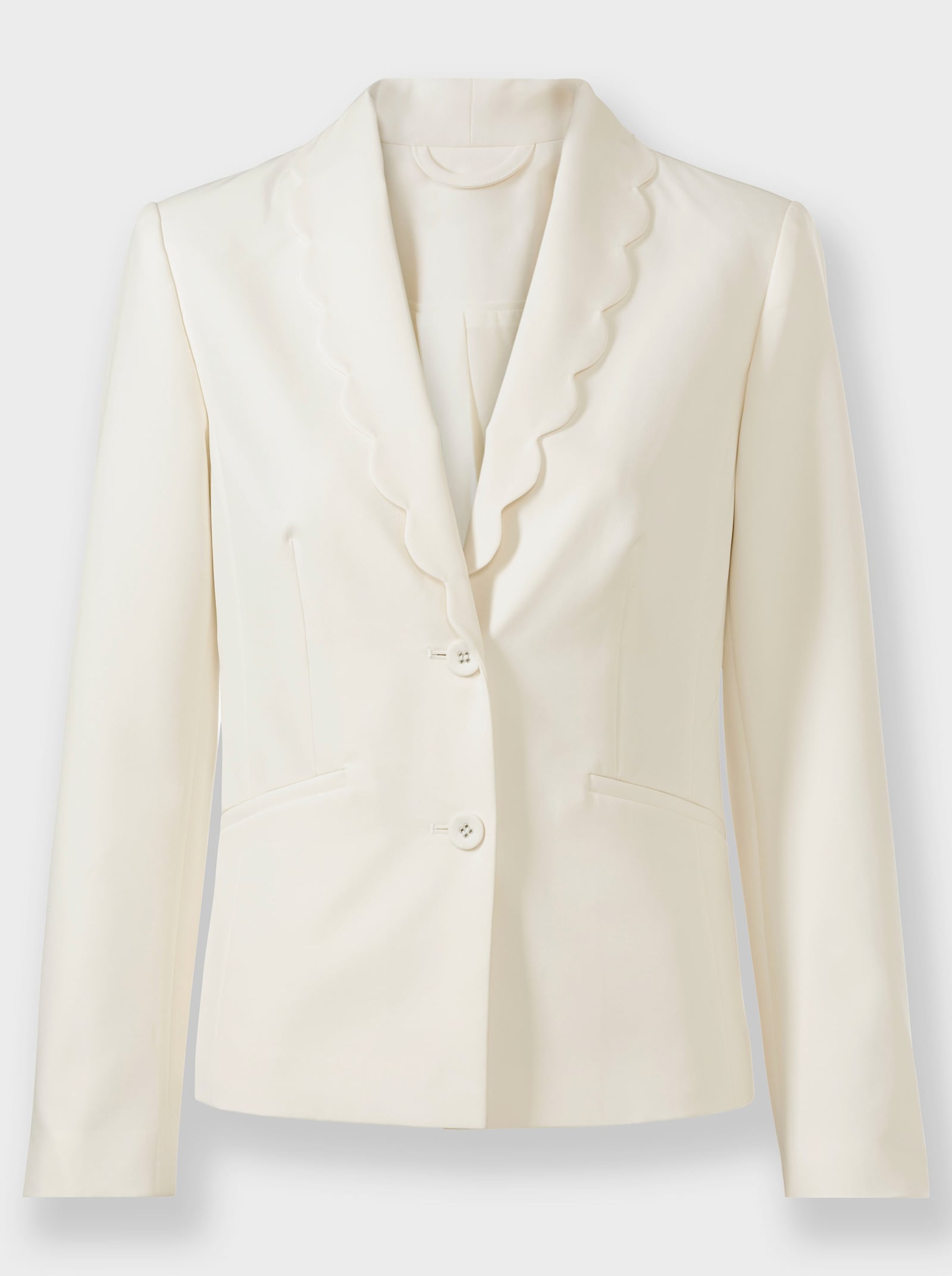 heine Blazer met rugsplit - champagne