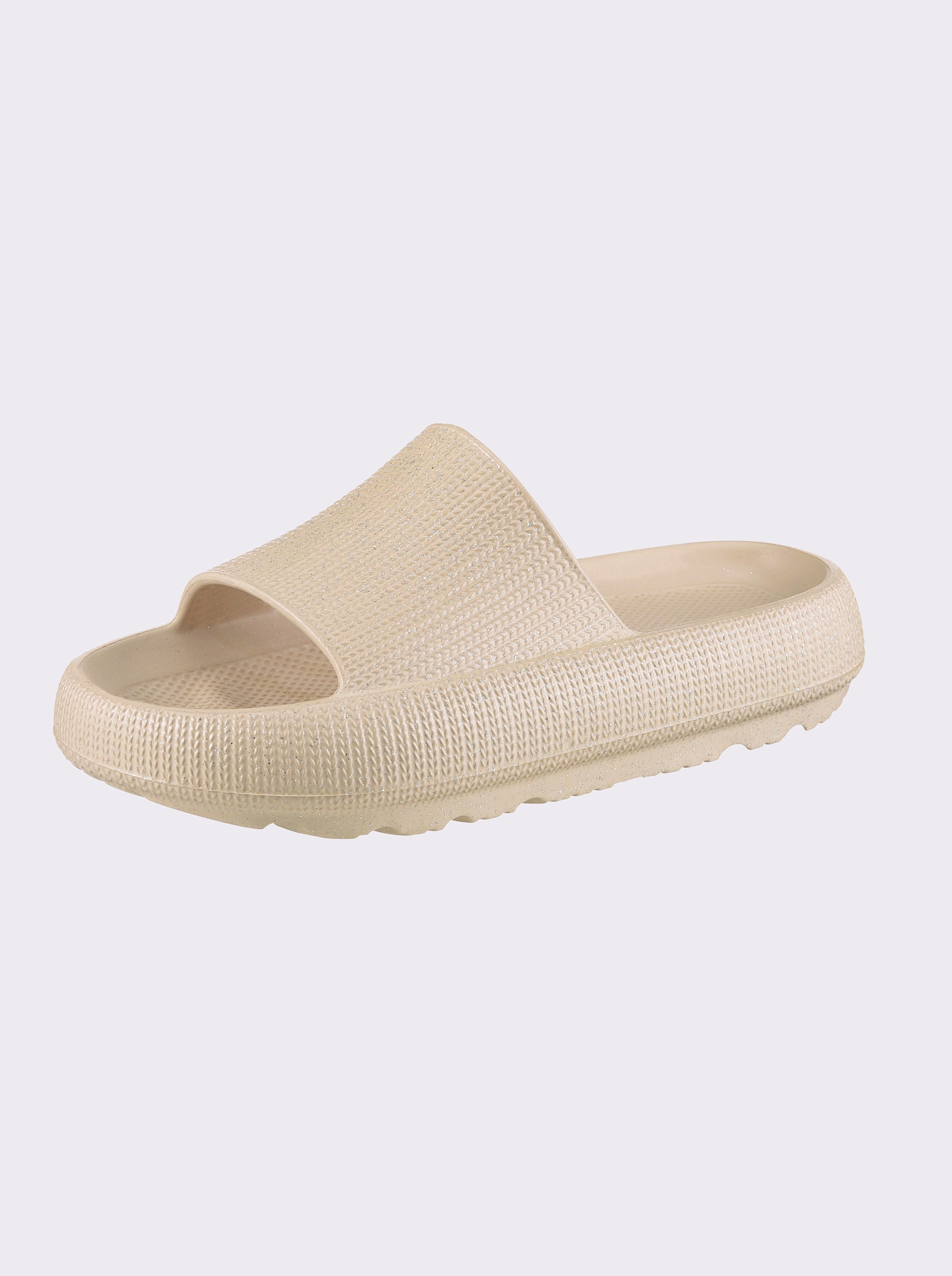 heine Pantolette - sand-gemustert