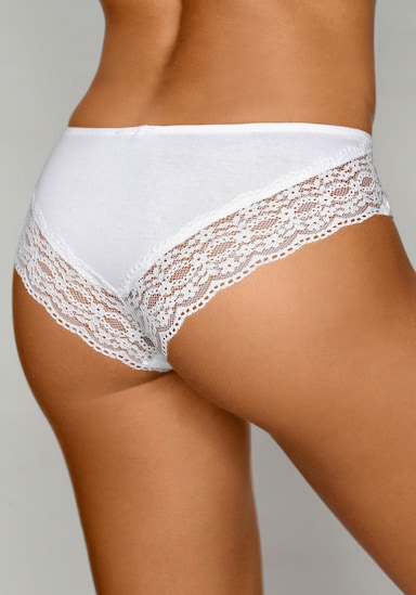 Vivance Brasilslip - creme, grau meliert, schwarz