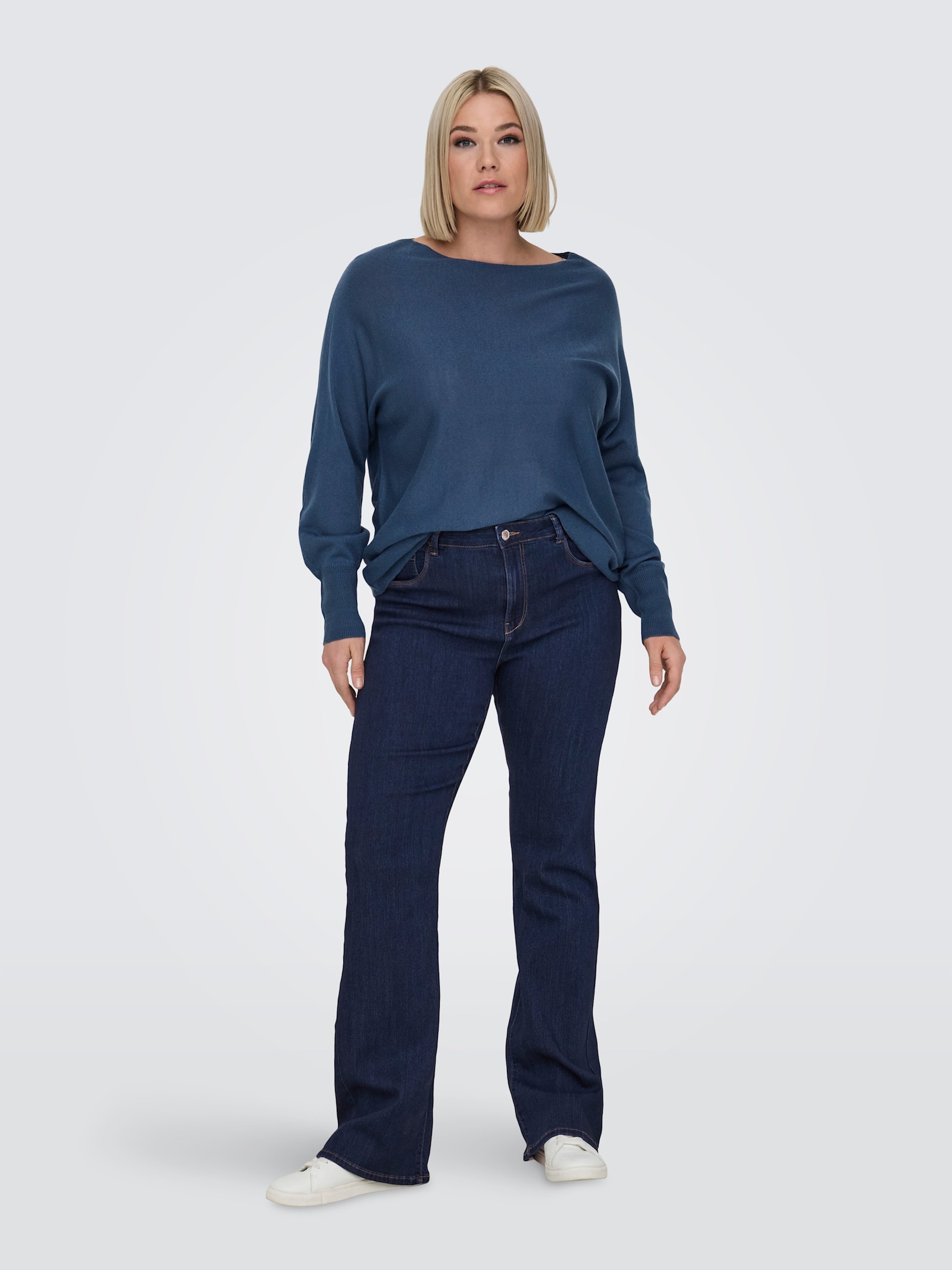 Bootcut-Jeans - dark blue denim