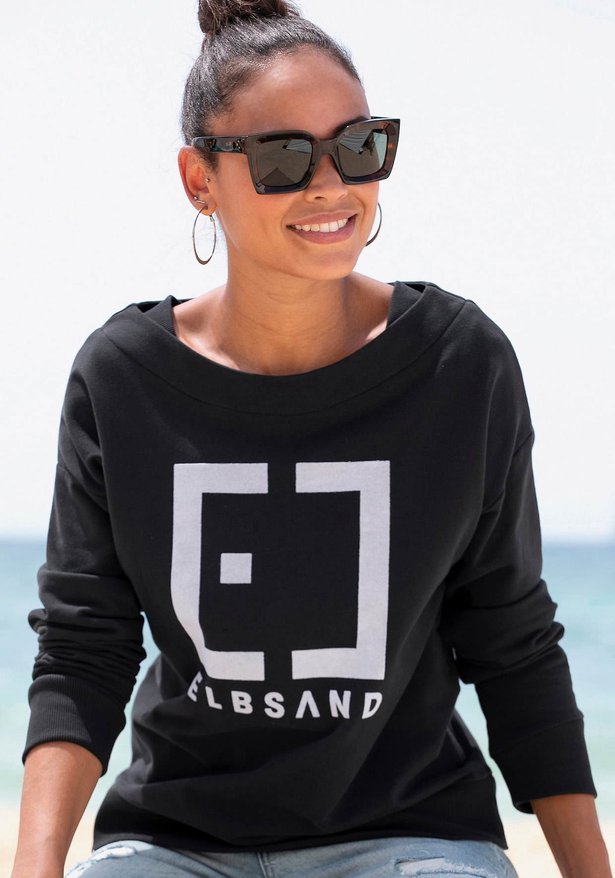 Elbsand Sweatshirt - zwart
