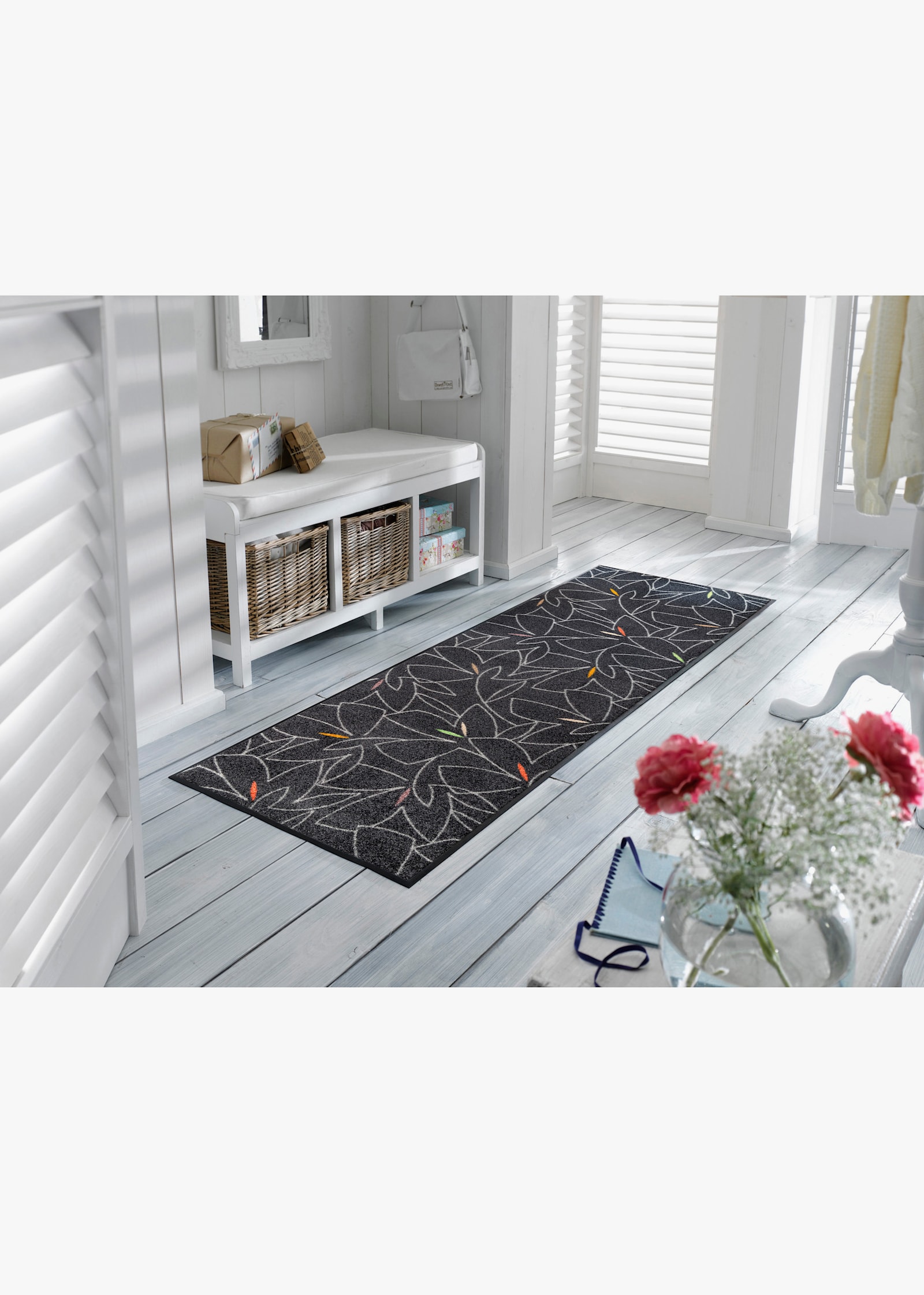 wash+dry by Kleen-Tex Fußmatte - anthrazit-gemustert