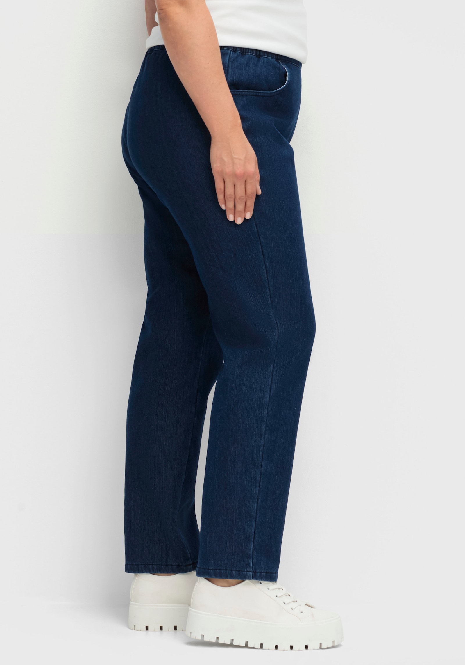 Thermojeans mit Fleece-Futter - dark blue
