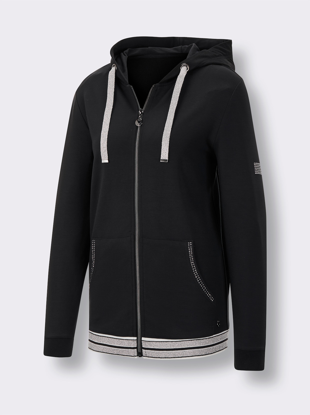 CREATION L PREMIUM Modal-Viskose-Jacke - schwarz