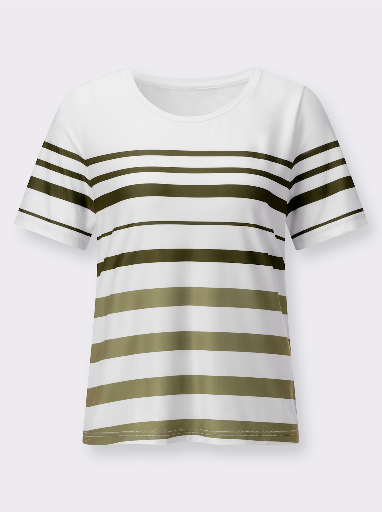 Ringelshirt - schilf-weiß-geringelt
