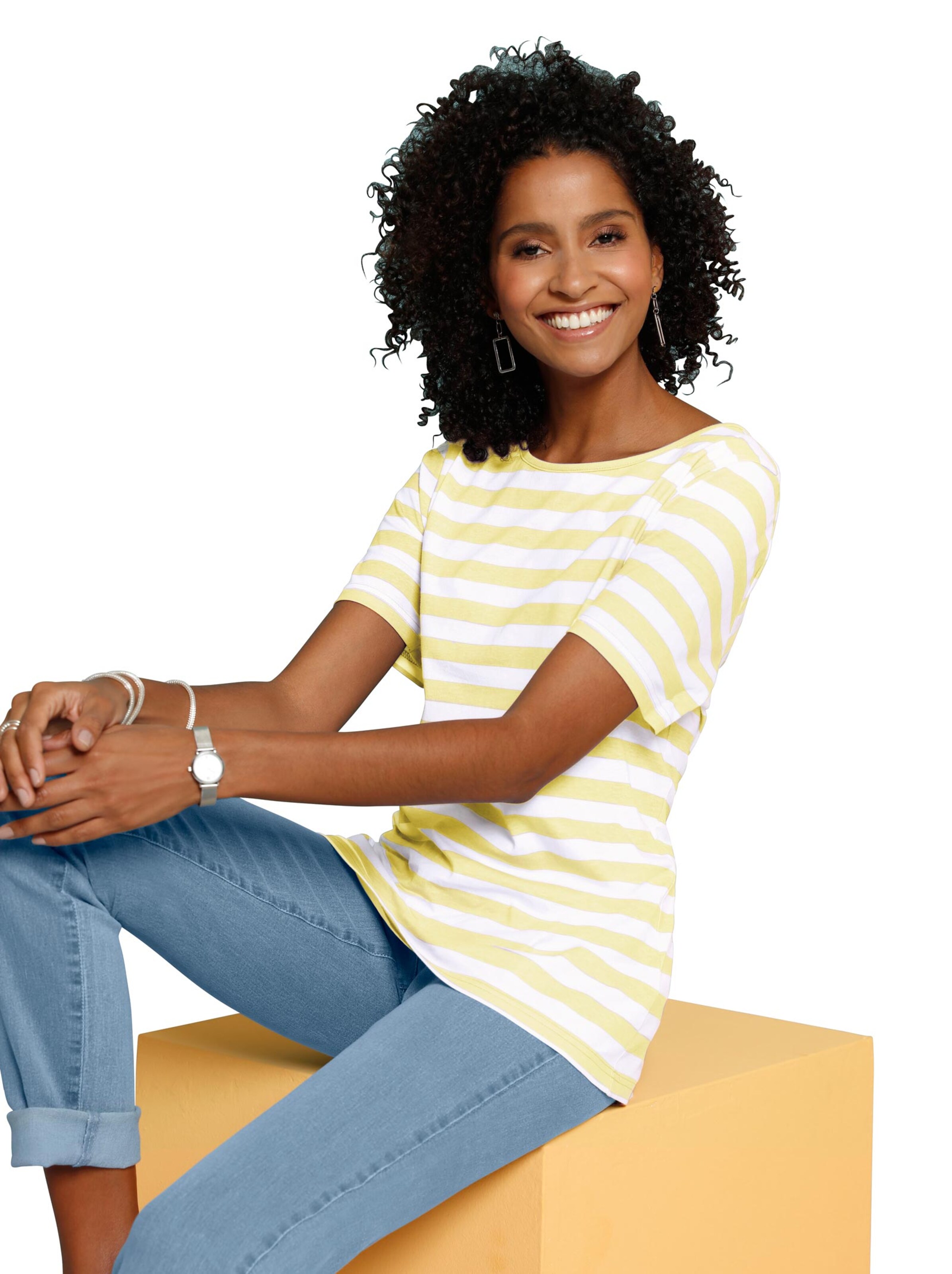 Shirt - gelb-geringelt