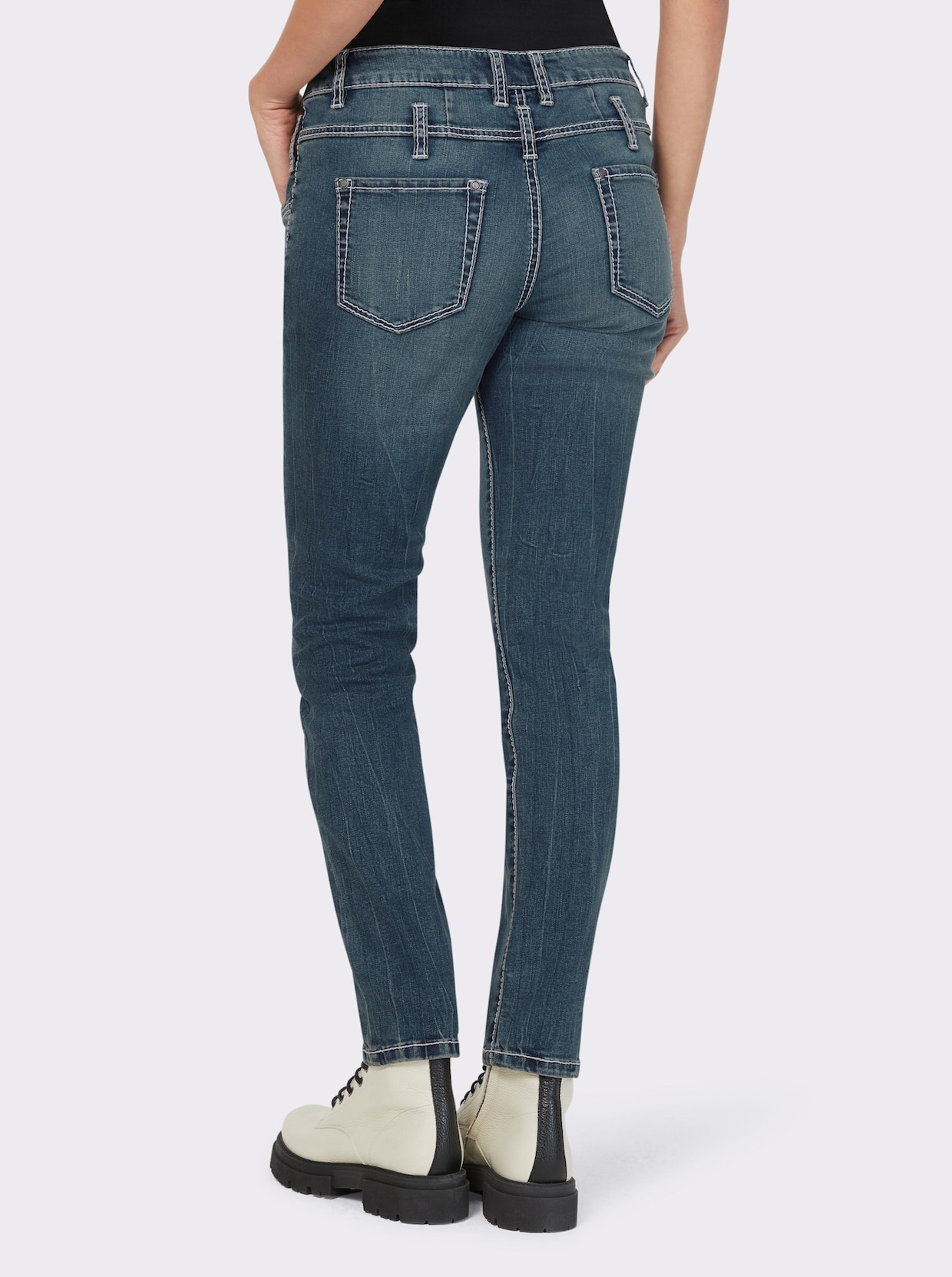 heine Jeans - blue-stone-washed