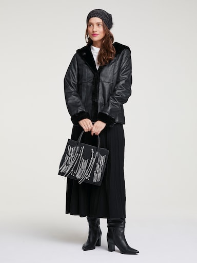 heine 3/4-Arm-Shirt - schwarz