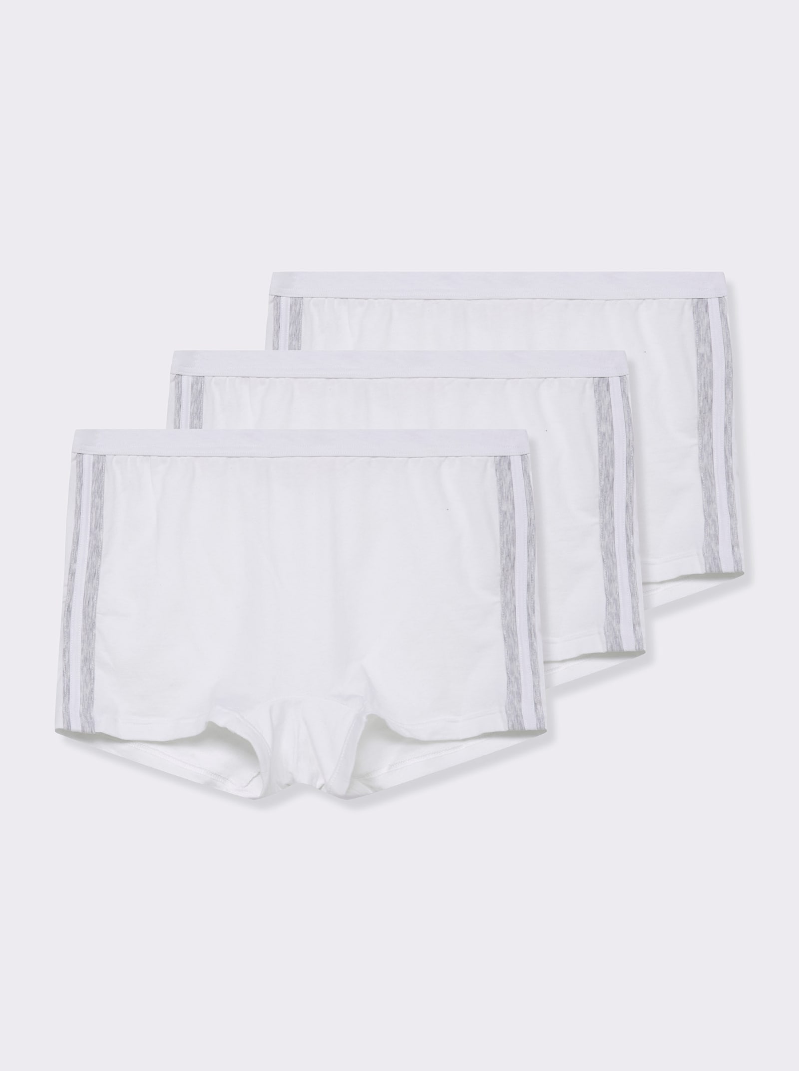 wäschepur Longpanty im Vorteilspack - weiß