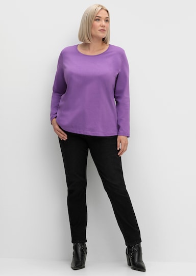 Langarmshirt - lila