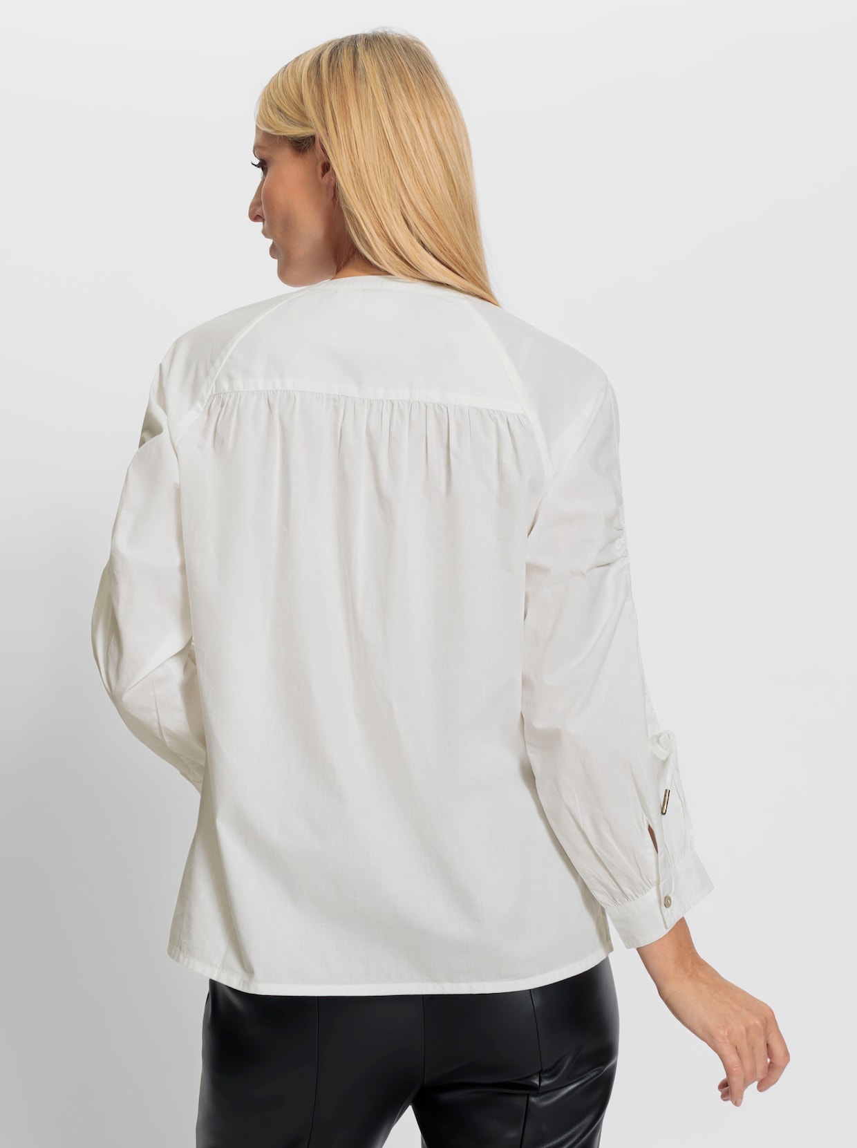 heine Chemisier en coton - blanc