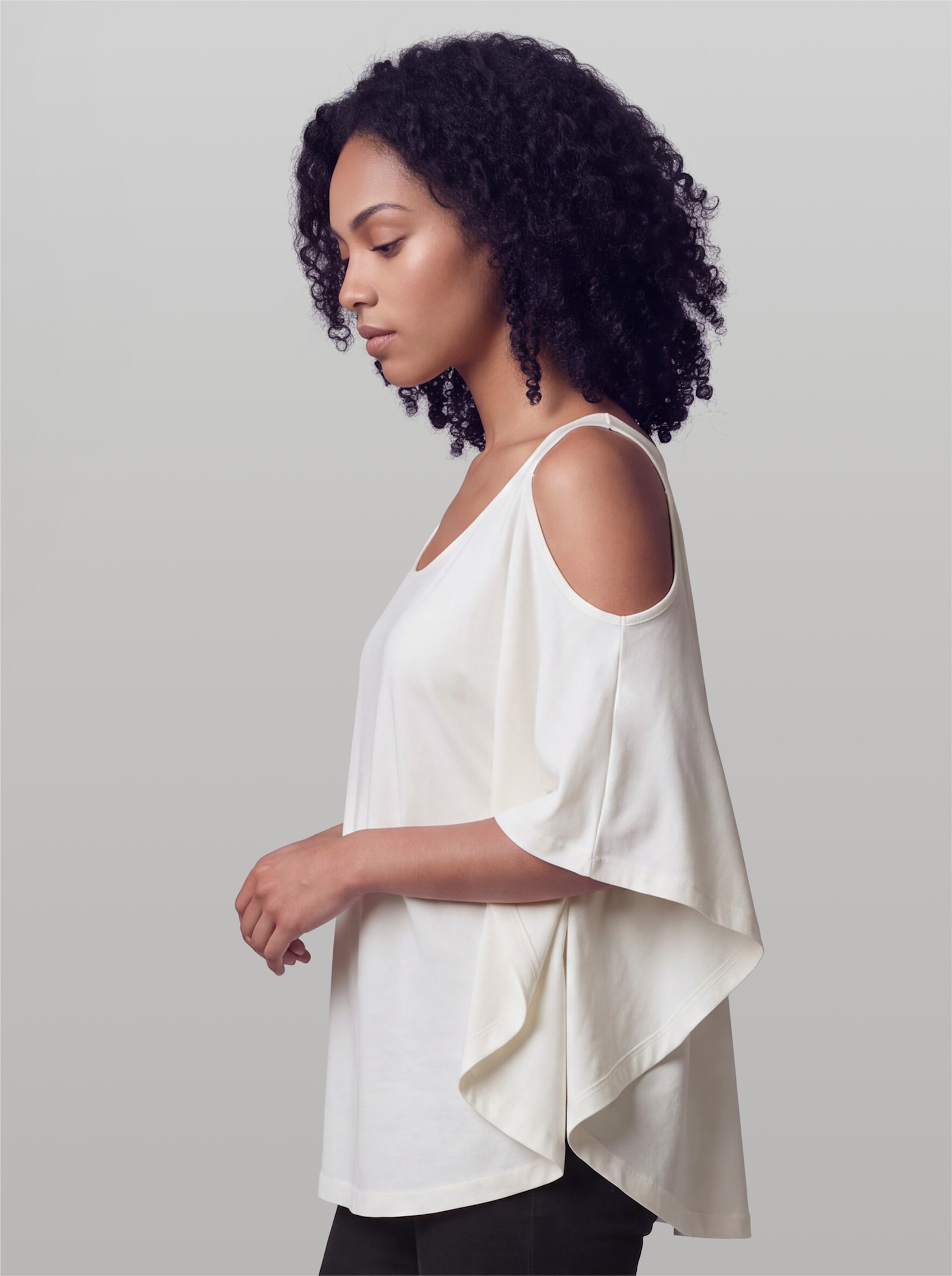 heine Oversize-Shirt mit Cut-outs - ecru