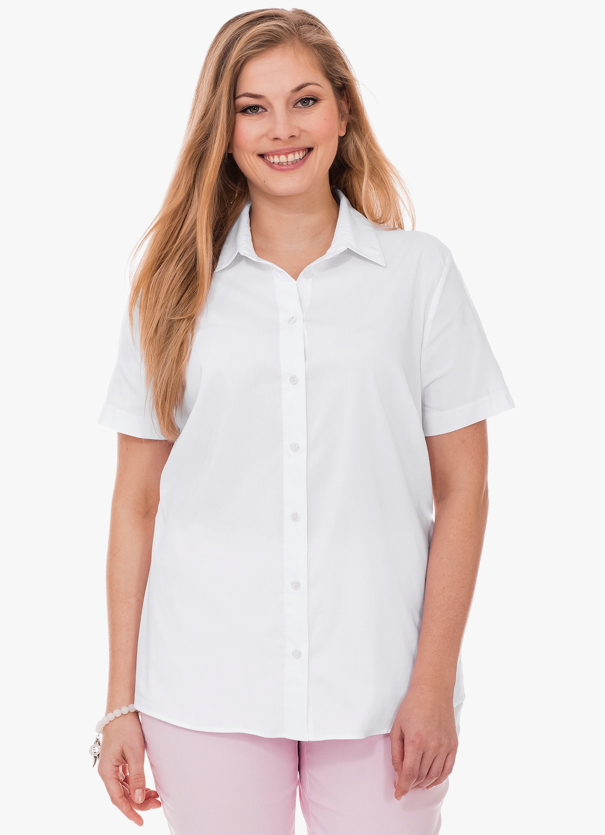 sheego Stretchblouse - wit