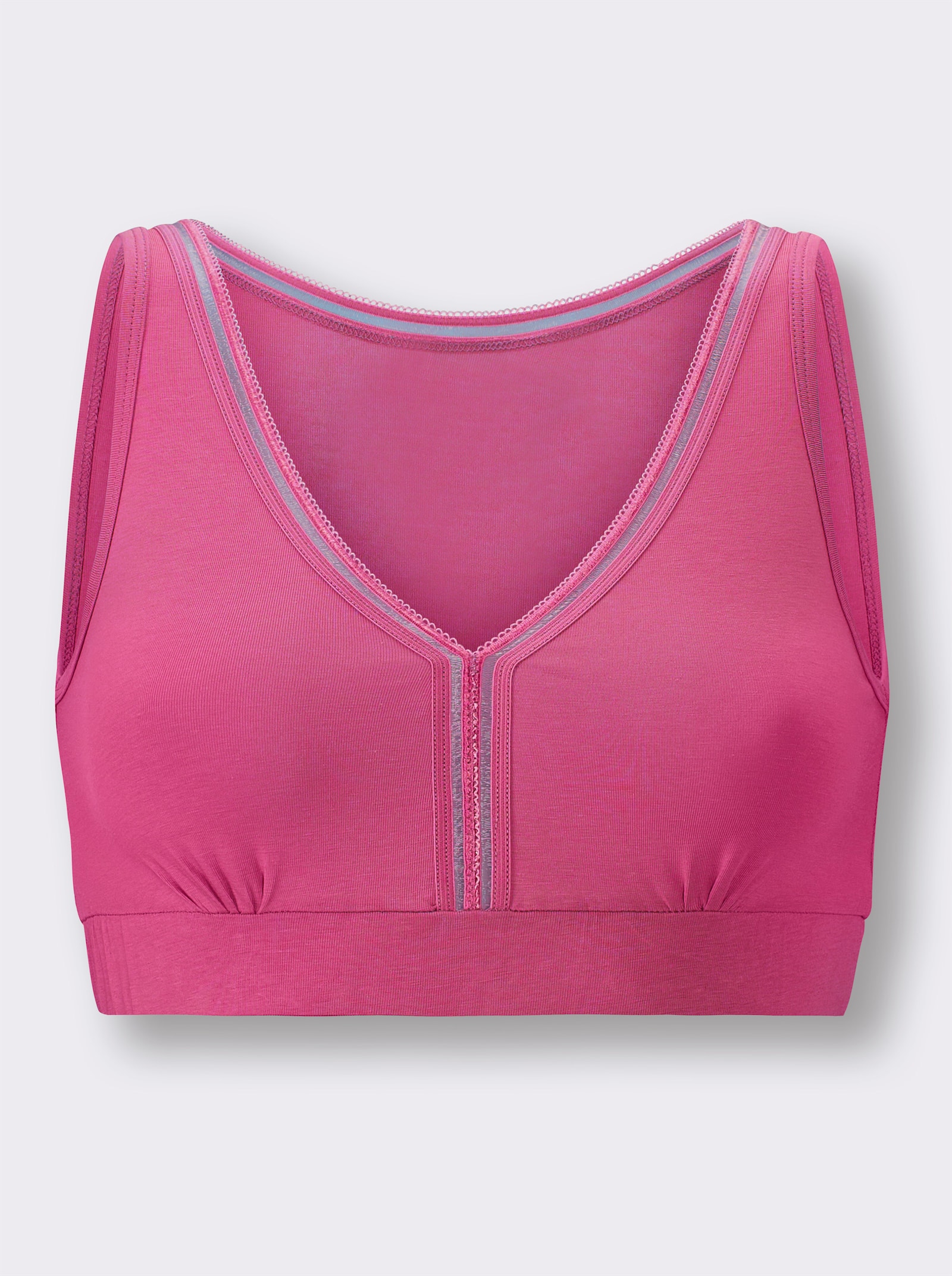 wäschepur Bustier avec bande sous la poitrine - magenta