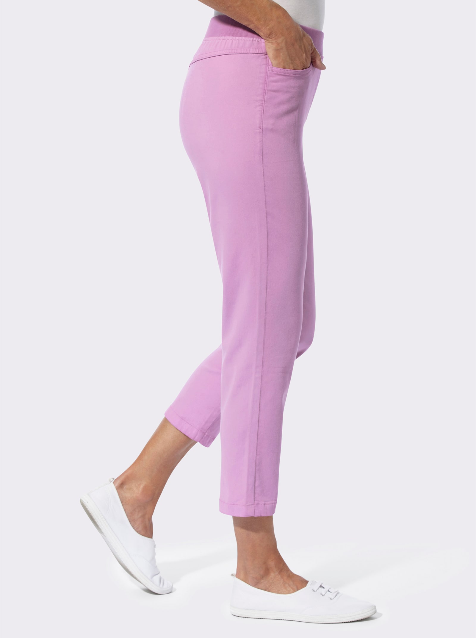 7/8-Hose in Schlupfform - orchidee