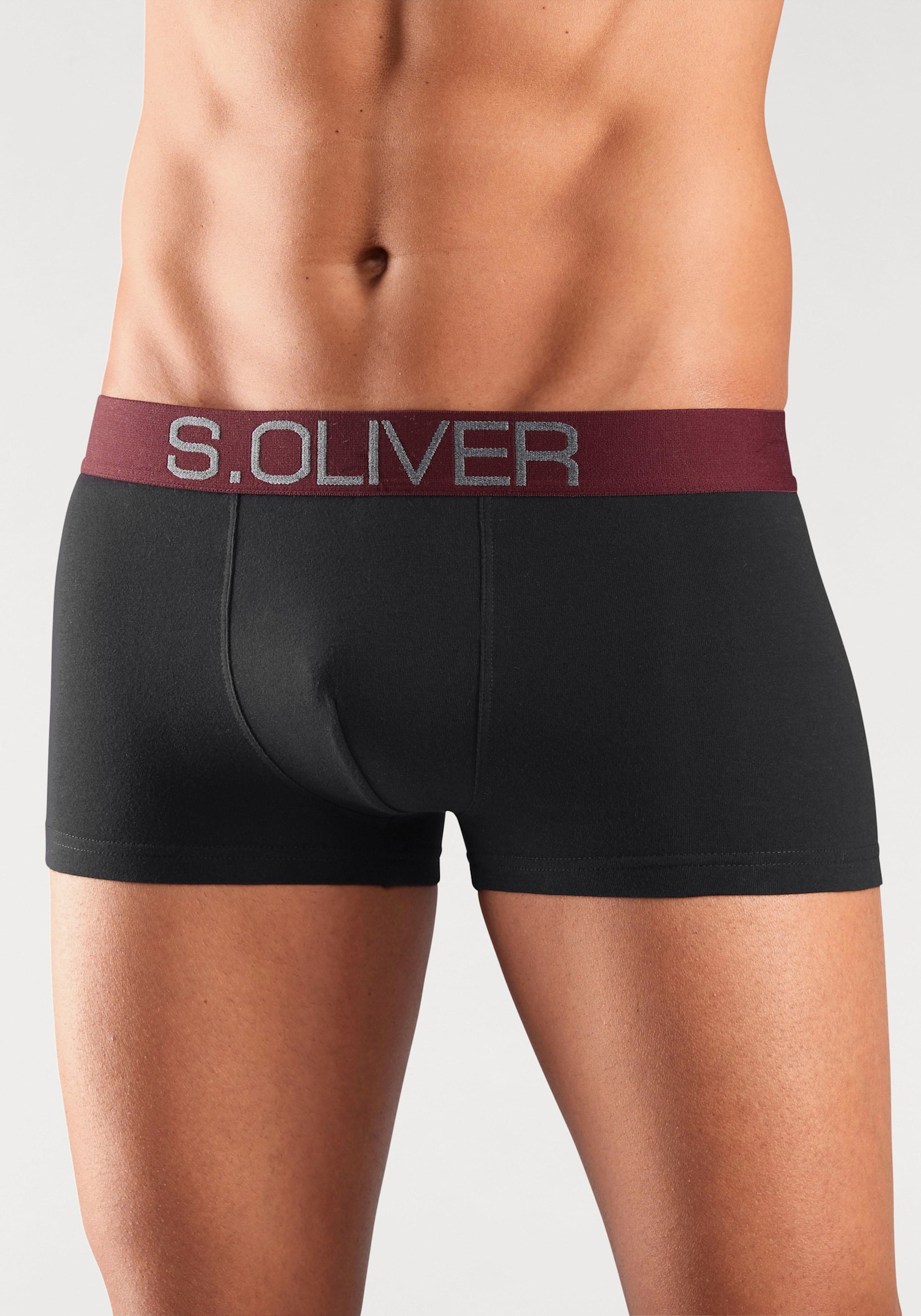 s.Oliver Hipster - schwarz-khaki, schwarz-bordeaux, schwarz-anthrazit, schwarz-blau