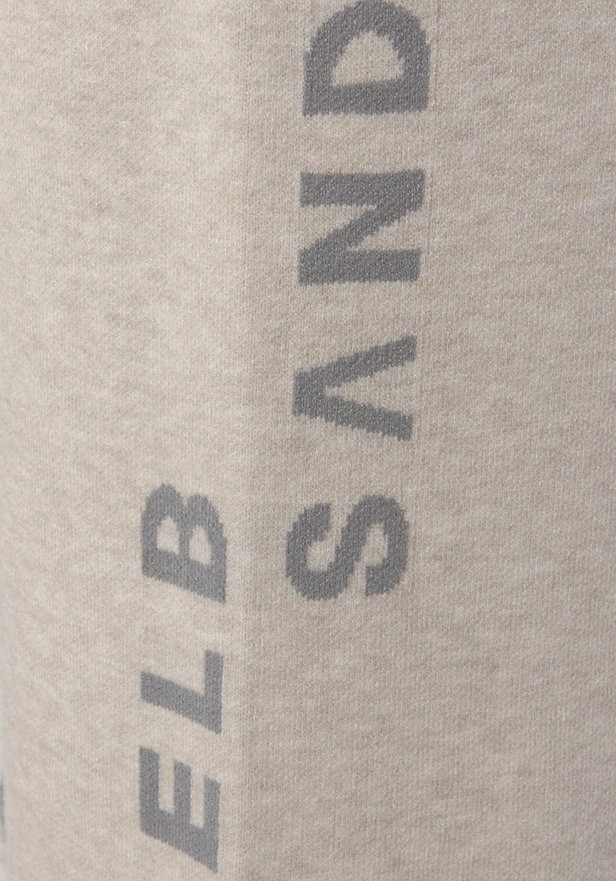 Elbsand Broek van tricot - lichtgrijs