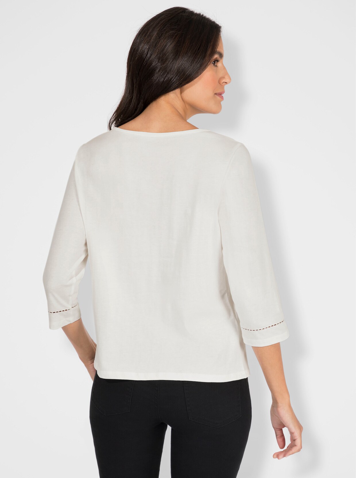 3/4-Arm-Shirt - ecru