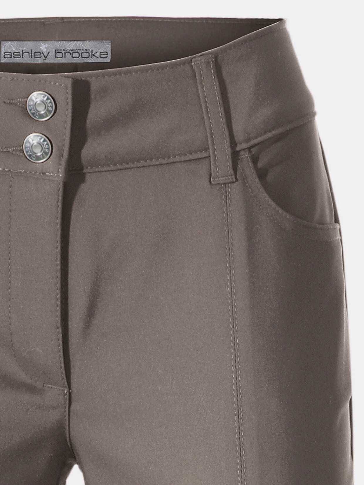heine 'Buik weg'-broek - taupe