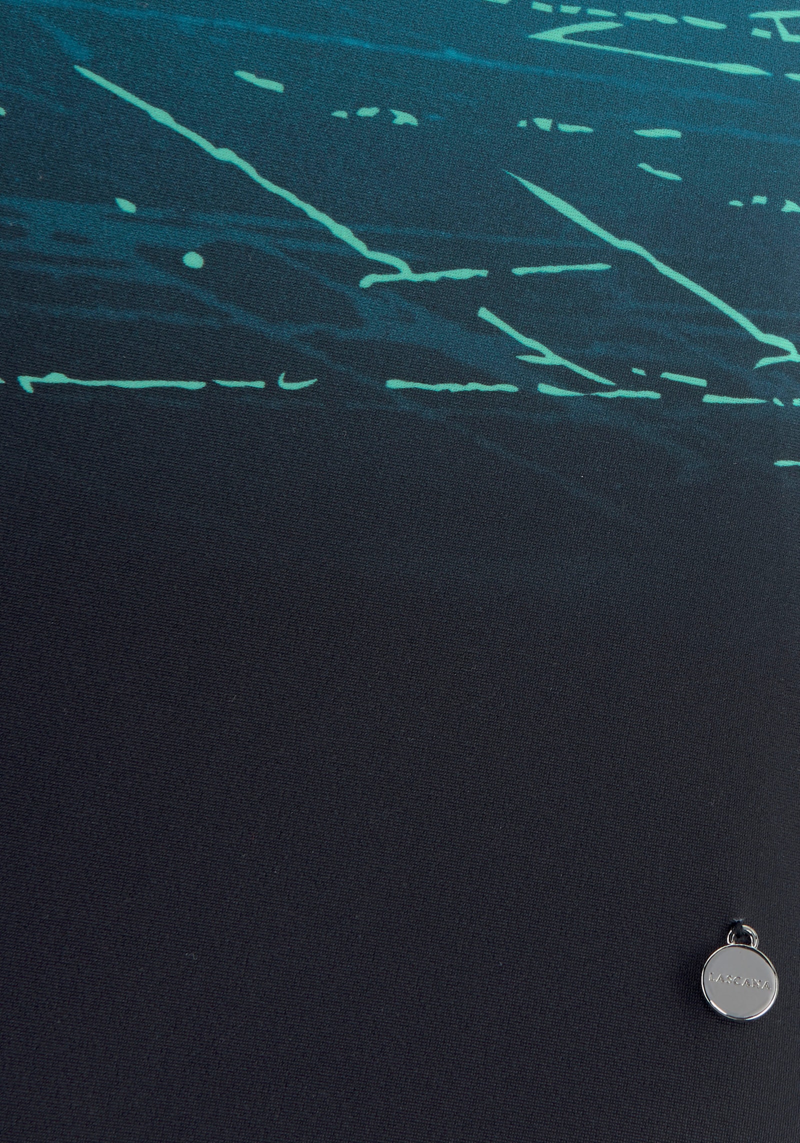 LASCANA Badeanzug - schwarz-grün