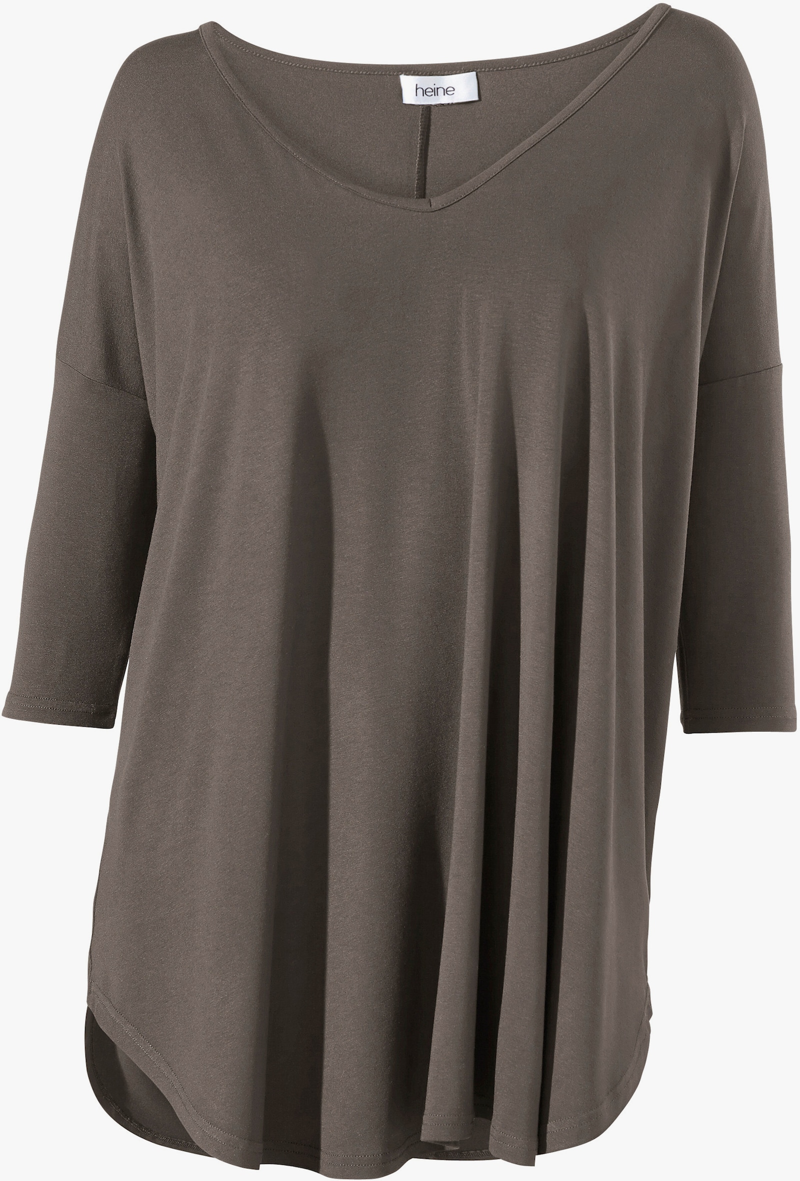 heine Oversize-Shirt mit Kaschier-Effekt - taupe