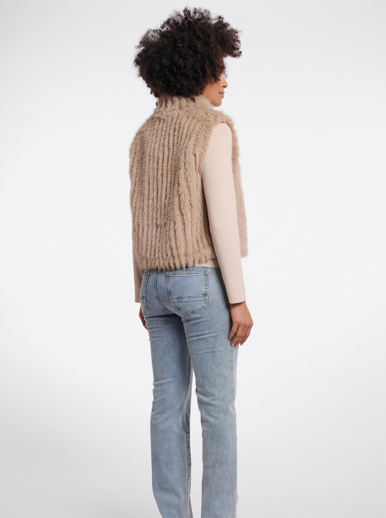 Weste - beige