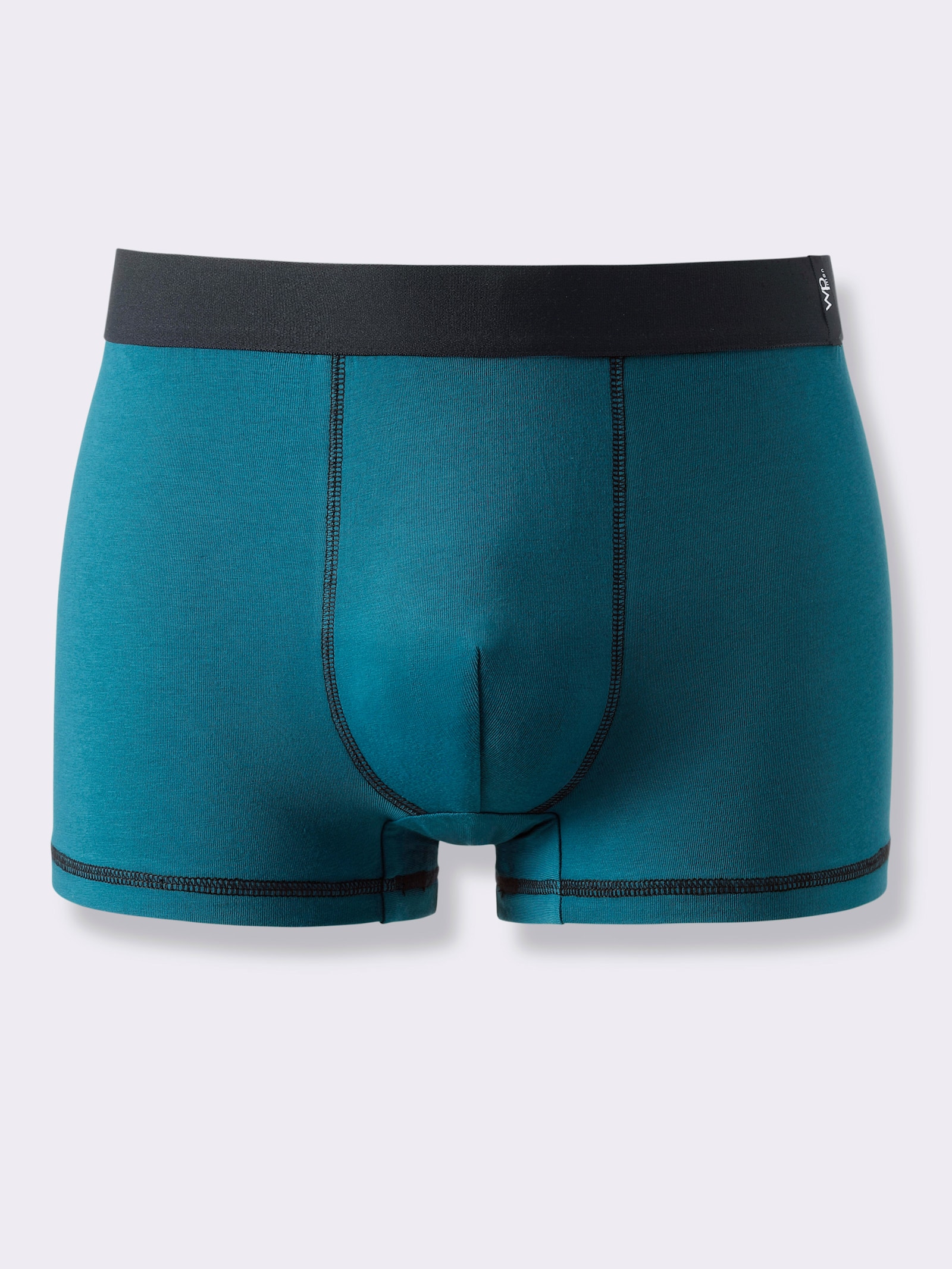 wäschepur men Pants - aquapetrol + schwarz