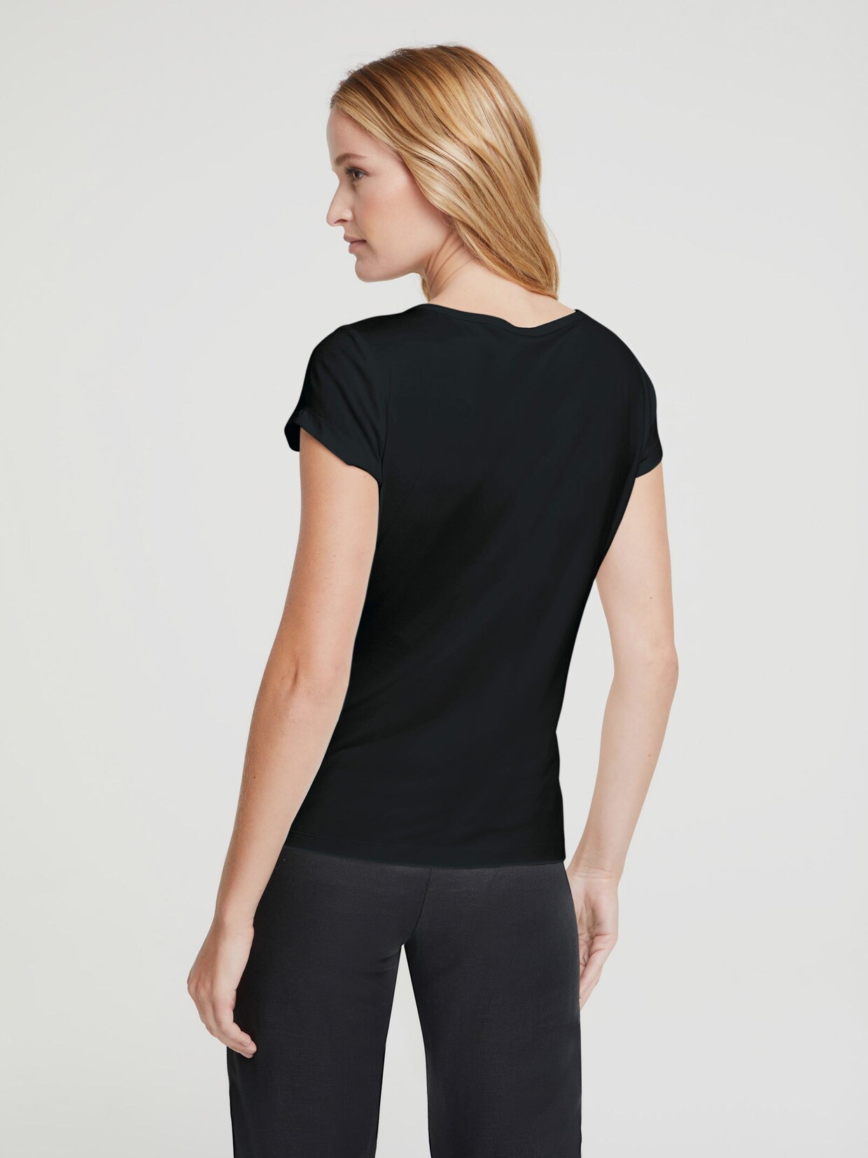 Ashley Brooke Shirt - zwart