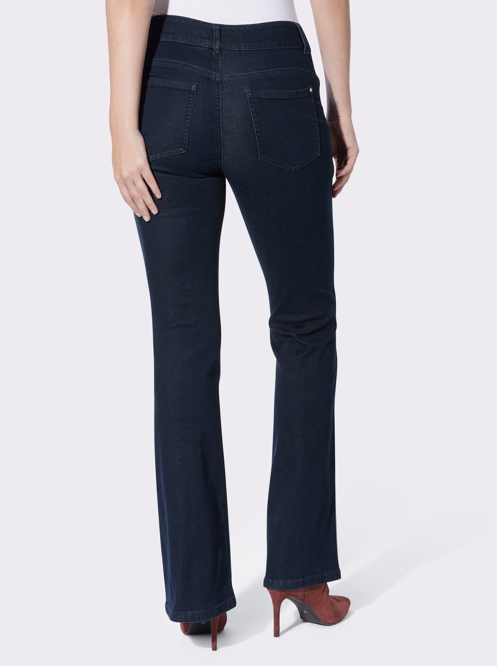 heine Push-up-Jeans im modischen Bootcut-Style - dark blue