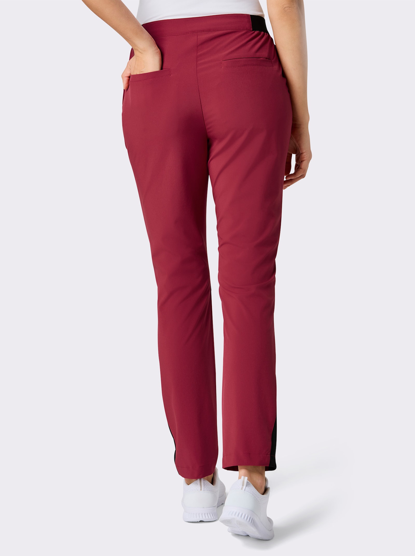 Catamaran Sports Trekkinghose mit Leistentaschen hinten - kirsche