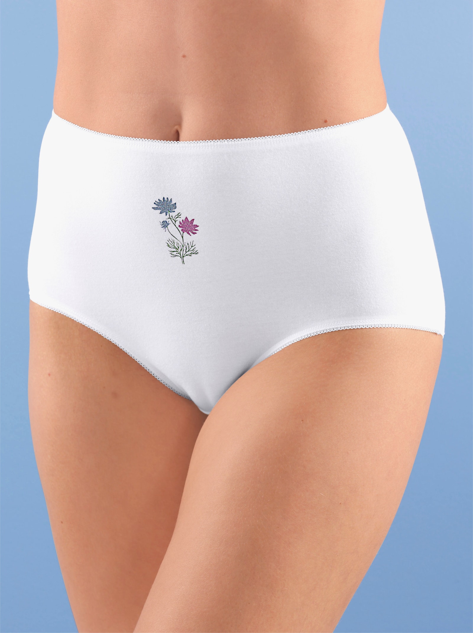 wäschepur Kalhotky s pasem - bílá