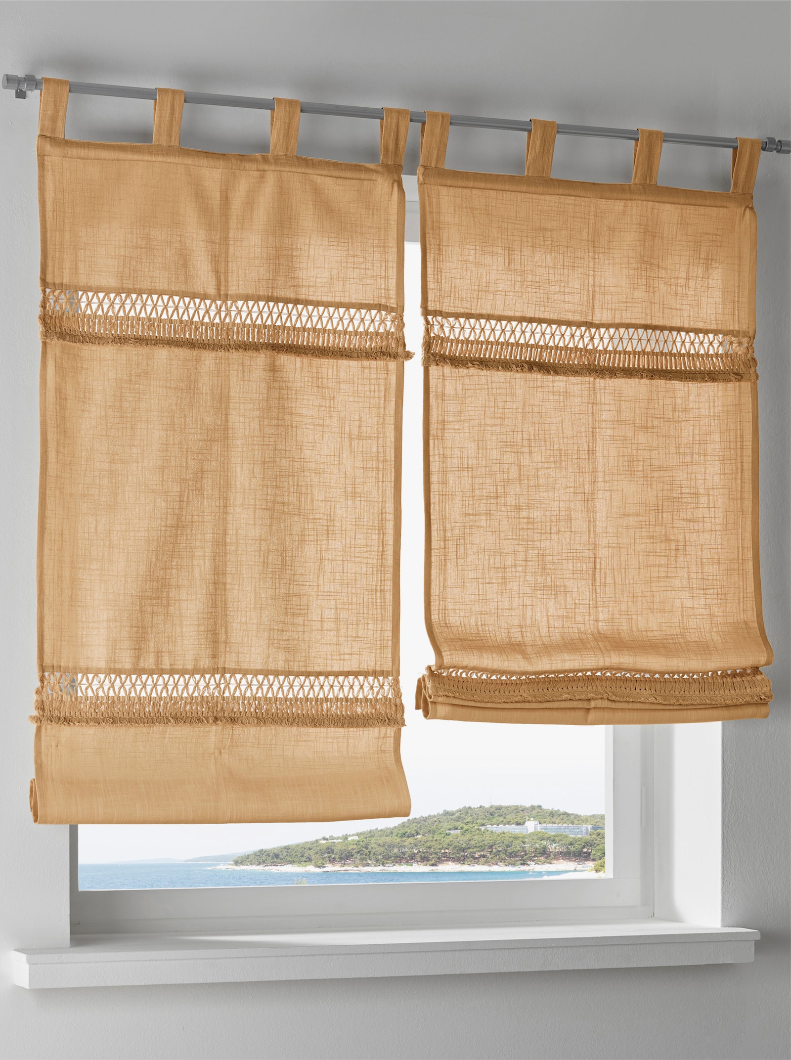 heine home vouwgordijn - kerrie