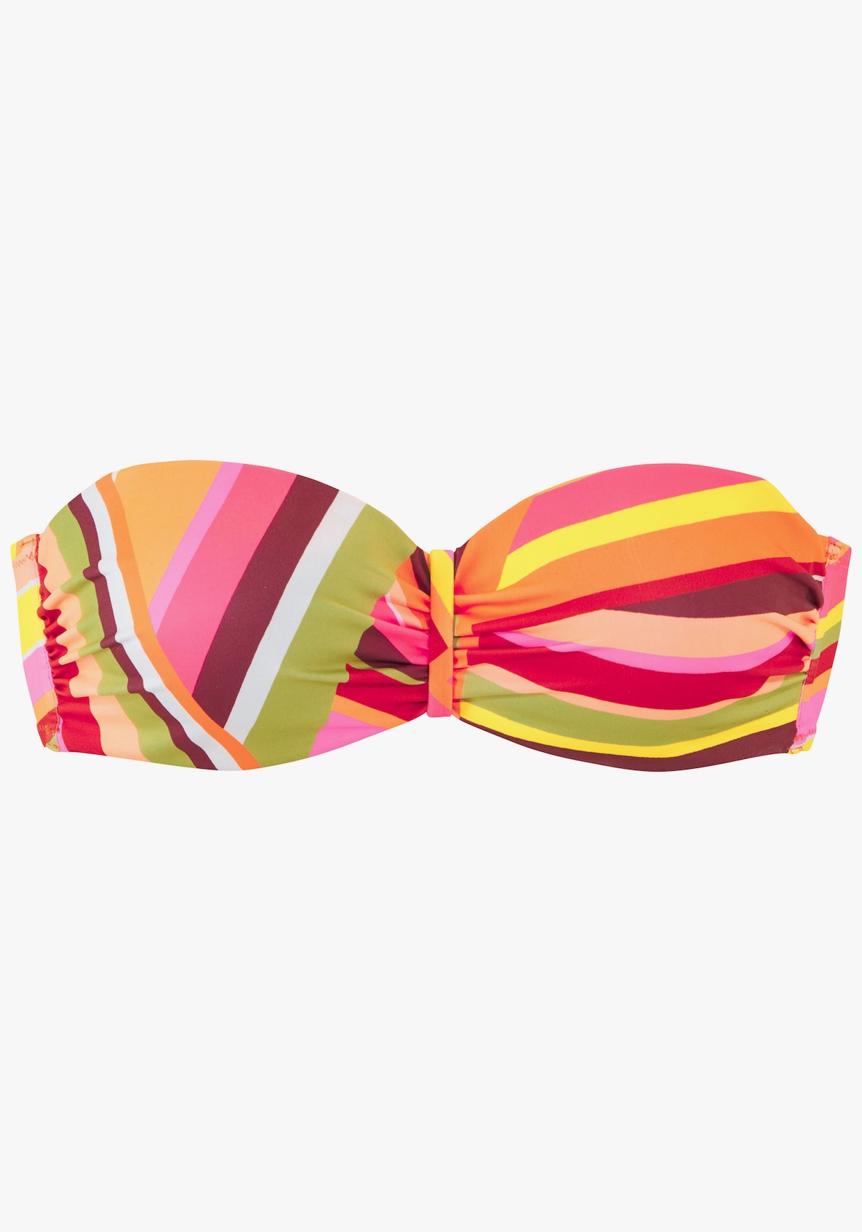 Bruno Banani Maillot de bain bandeau à armatures - orange imprimé