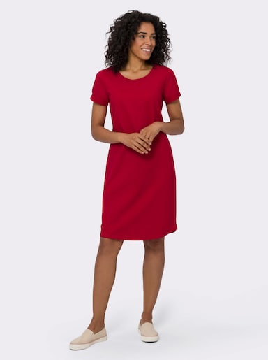 Sweatkleid - rot