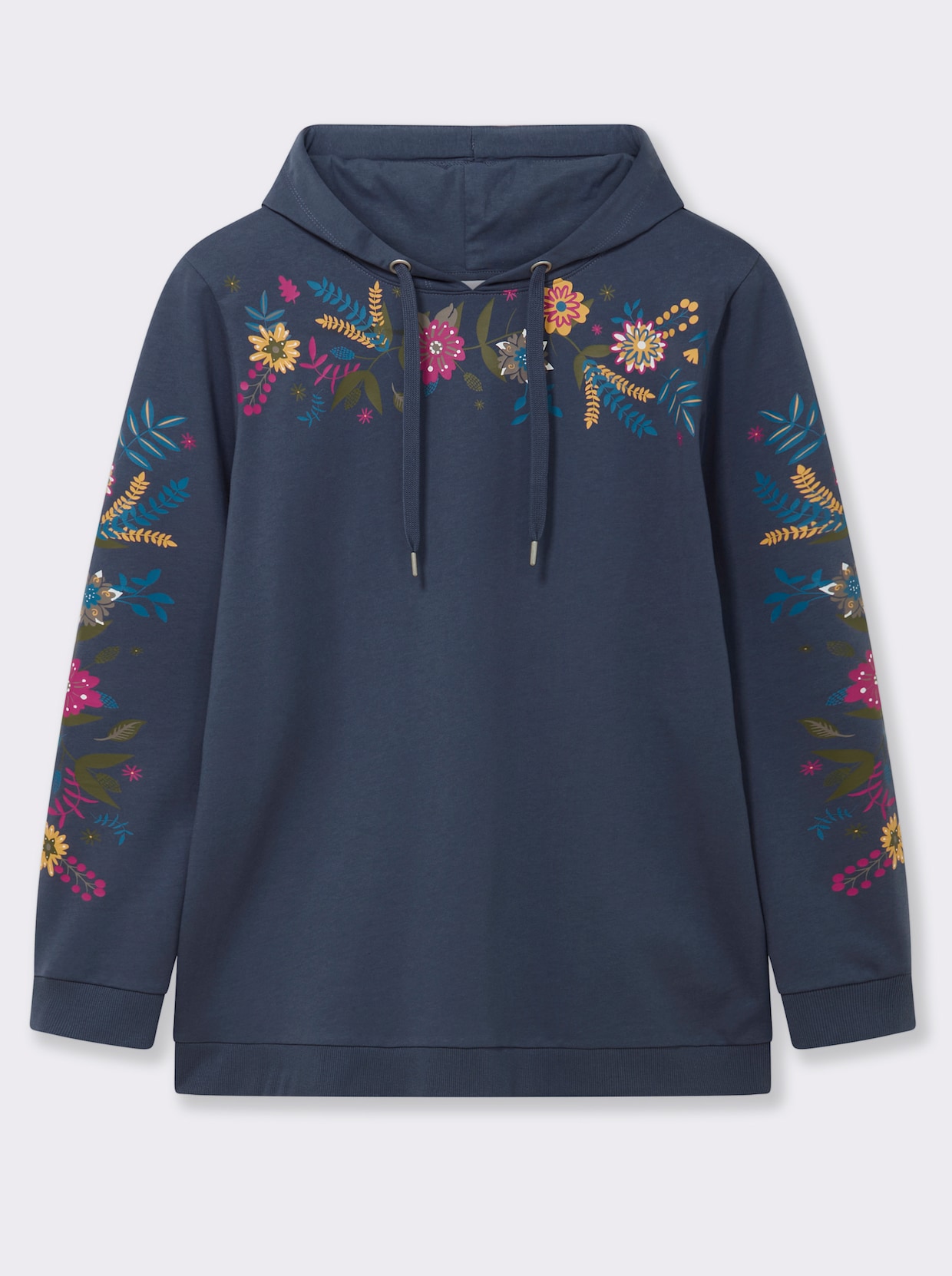 sheego Sweatshirt - rauchblau