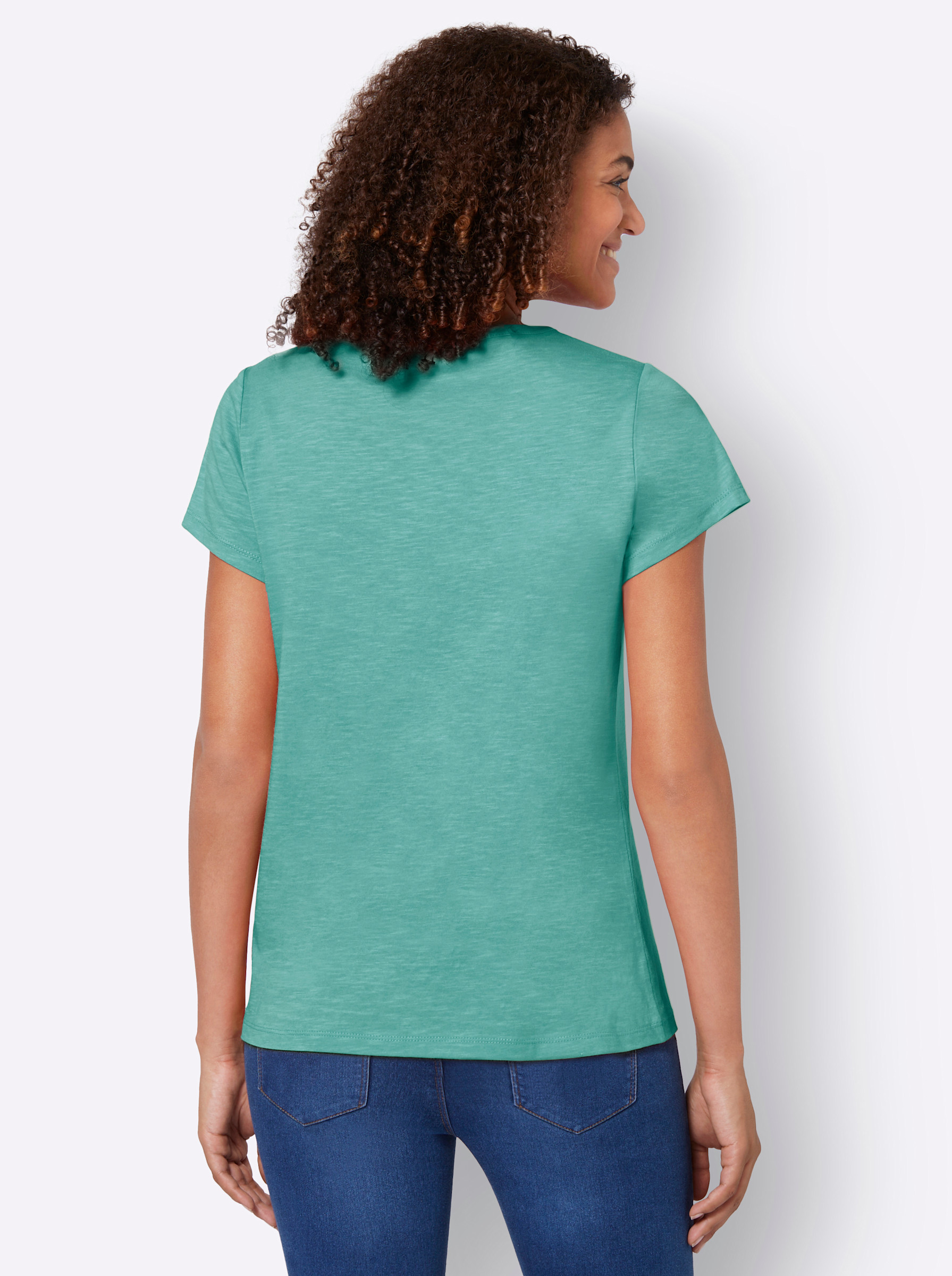 Kurzarmshirt in salbei | Witt