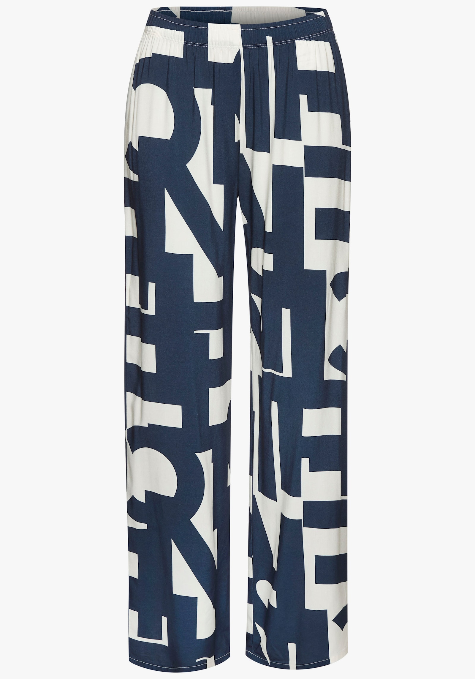 French Connection Bas de pyjama - bleu foncé-blanc à motifs