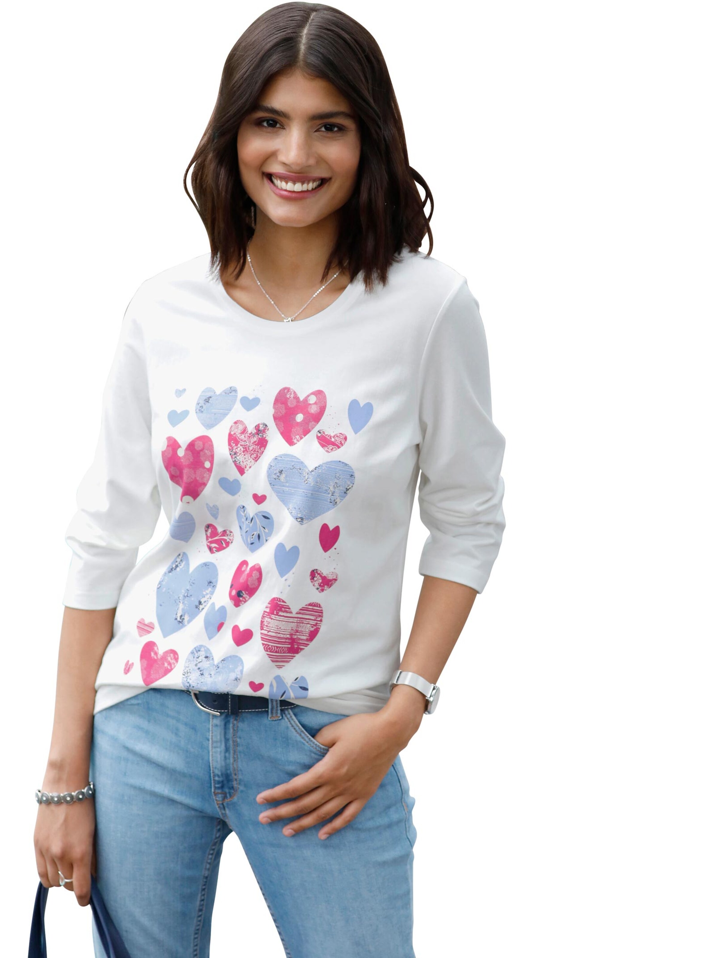 Shirt - ecru-bedruckt