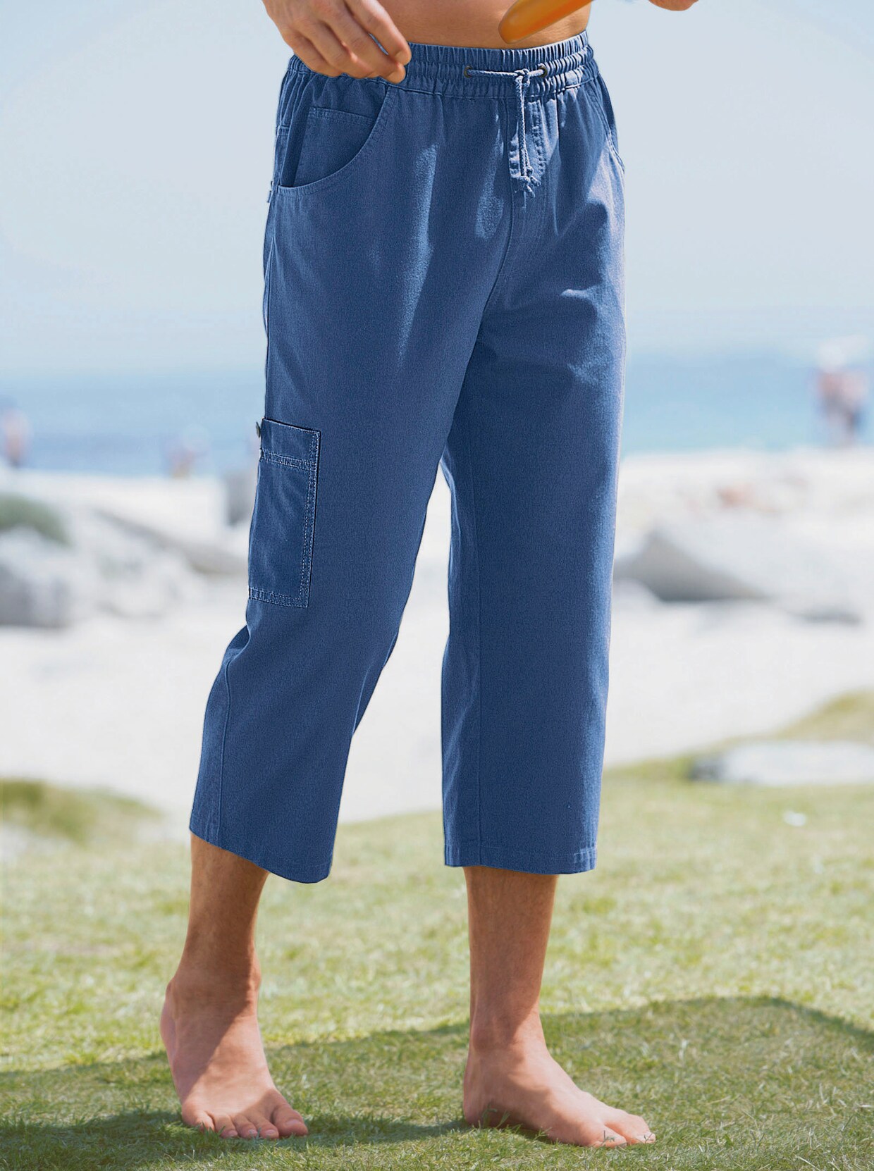 Pantalon - bleu délavé