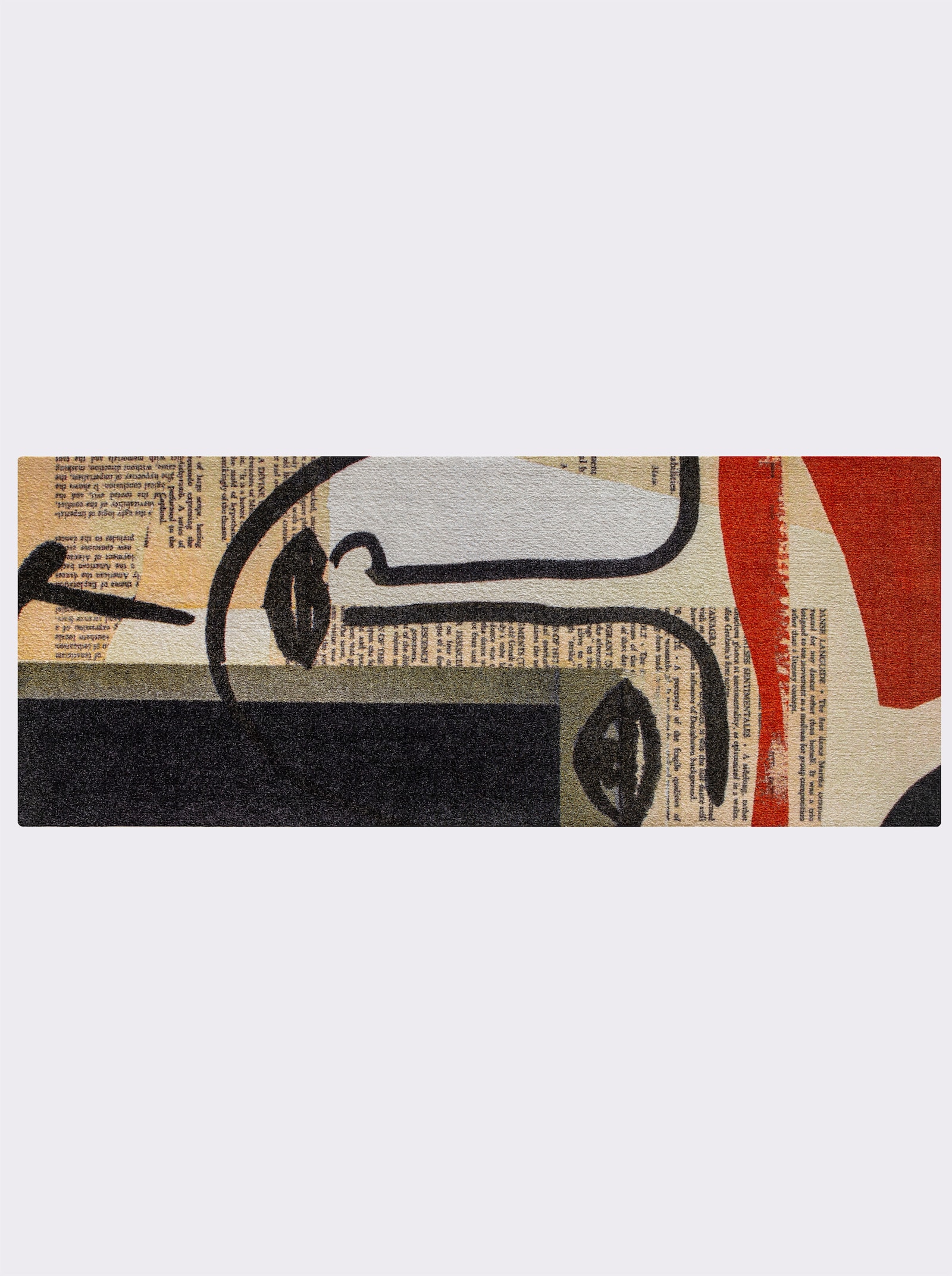 wash+dry by Kleen-Tex Paillasson - beige-anthracite imprimé