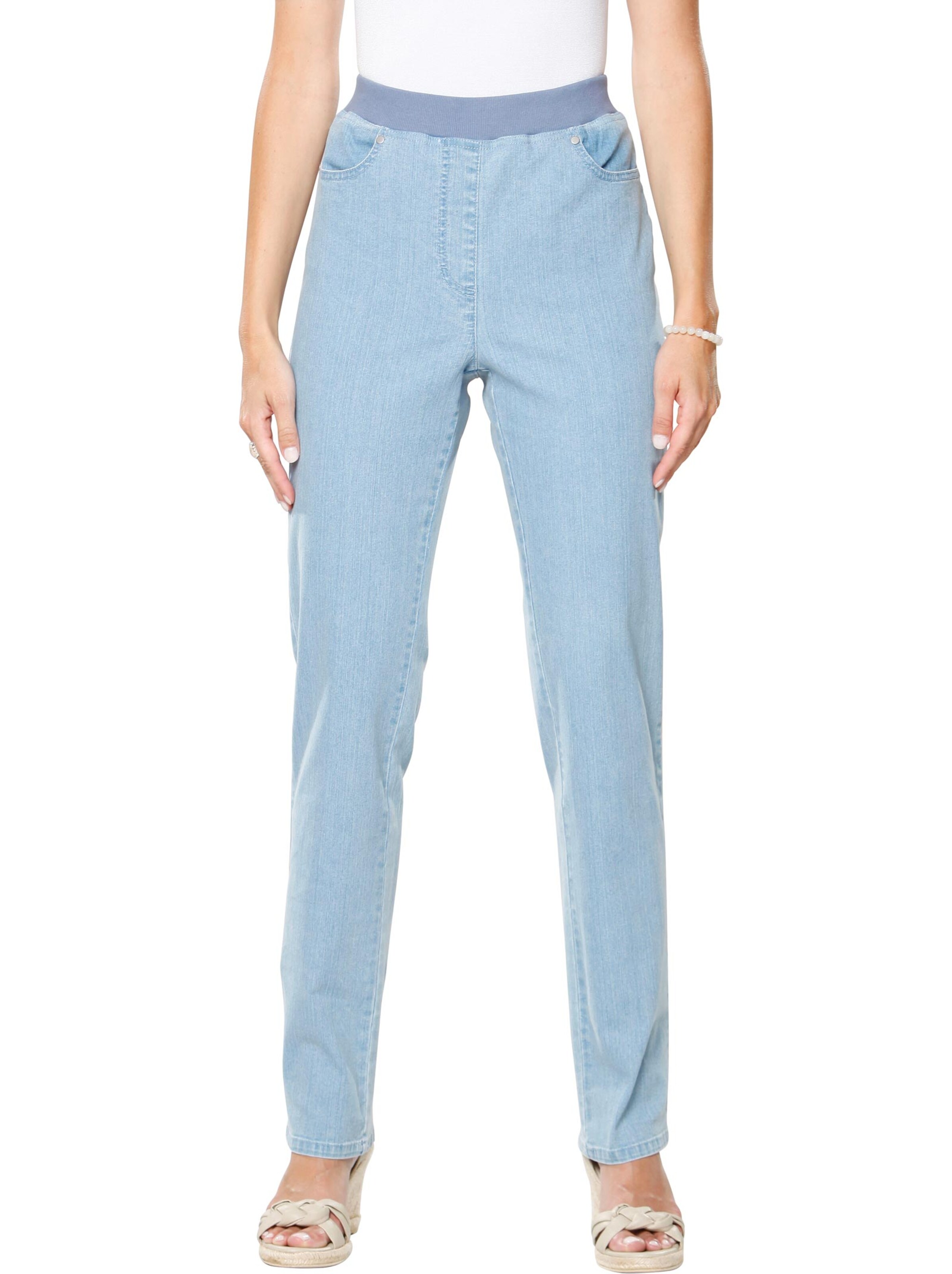 Jeans - blue-bleached