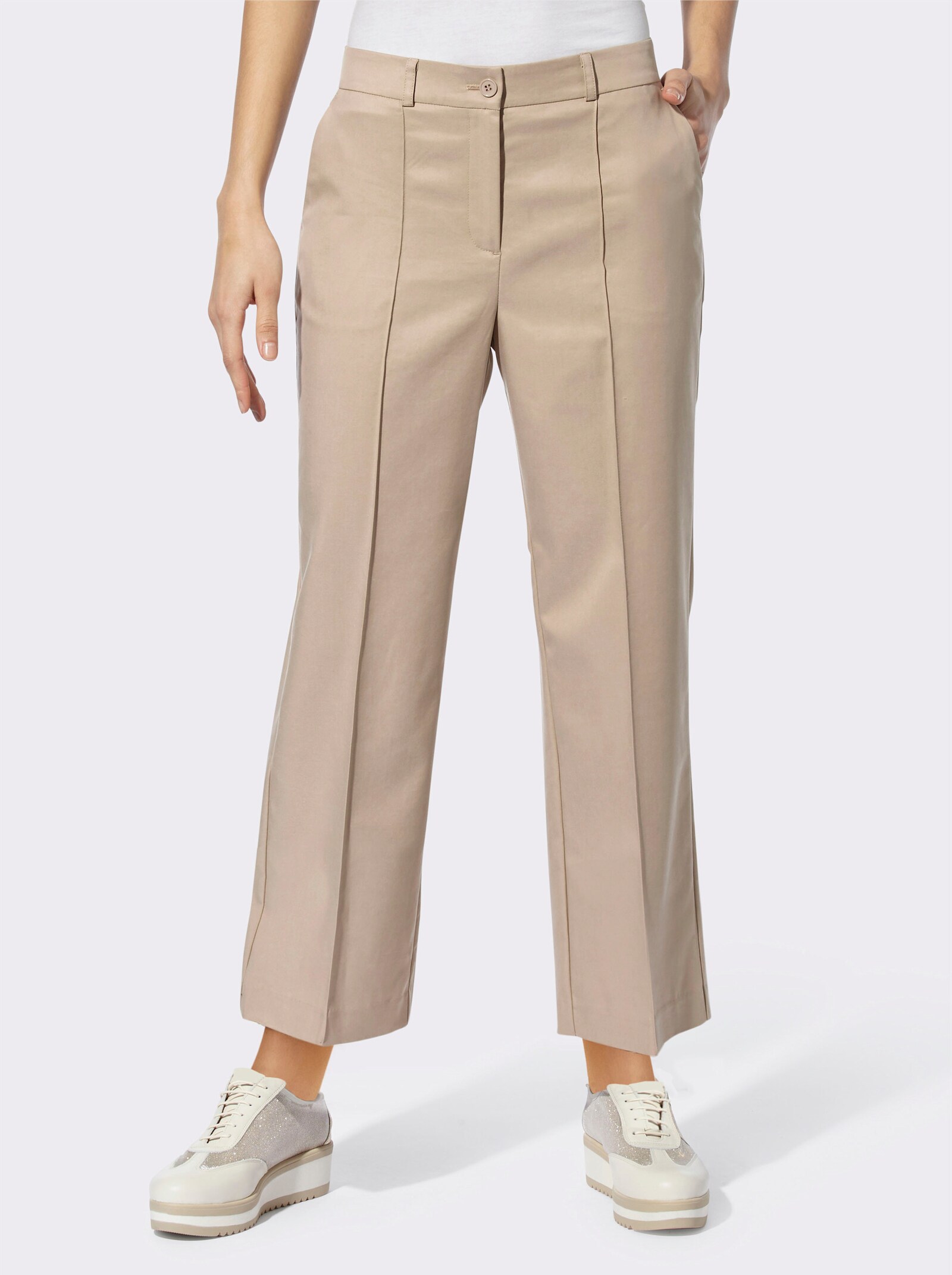 heine Culotte mit Biesenverzierung - beige