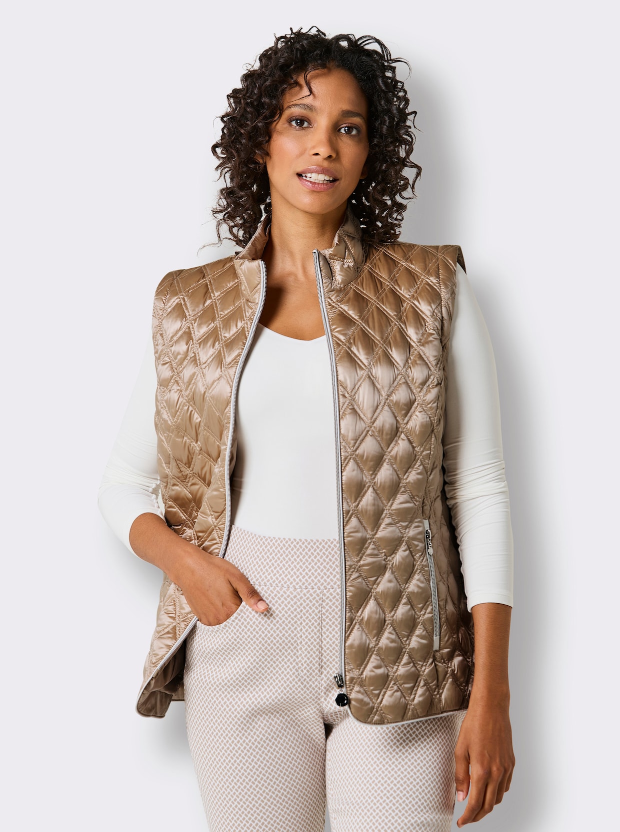 CREATION L PREMIUM Leichtdaunenjacke - beige