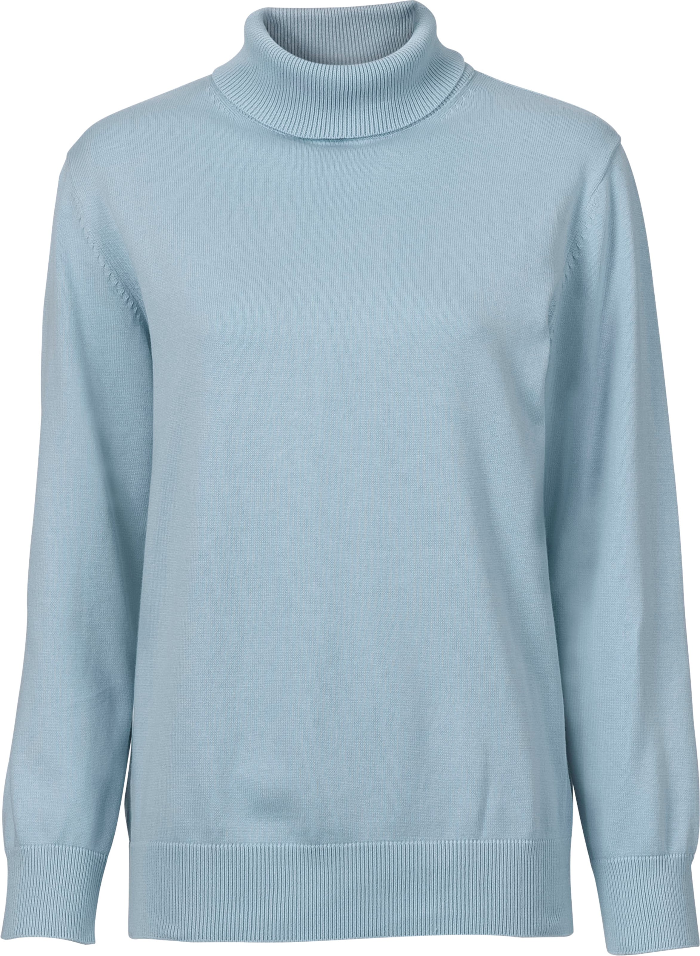 Sheego Damen Bleu Rollkragenpullover - Bild 3