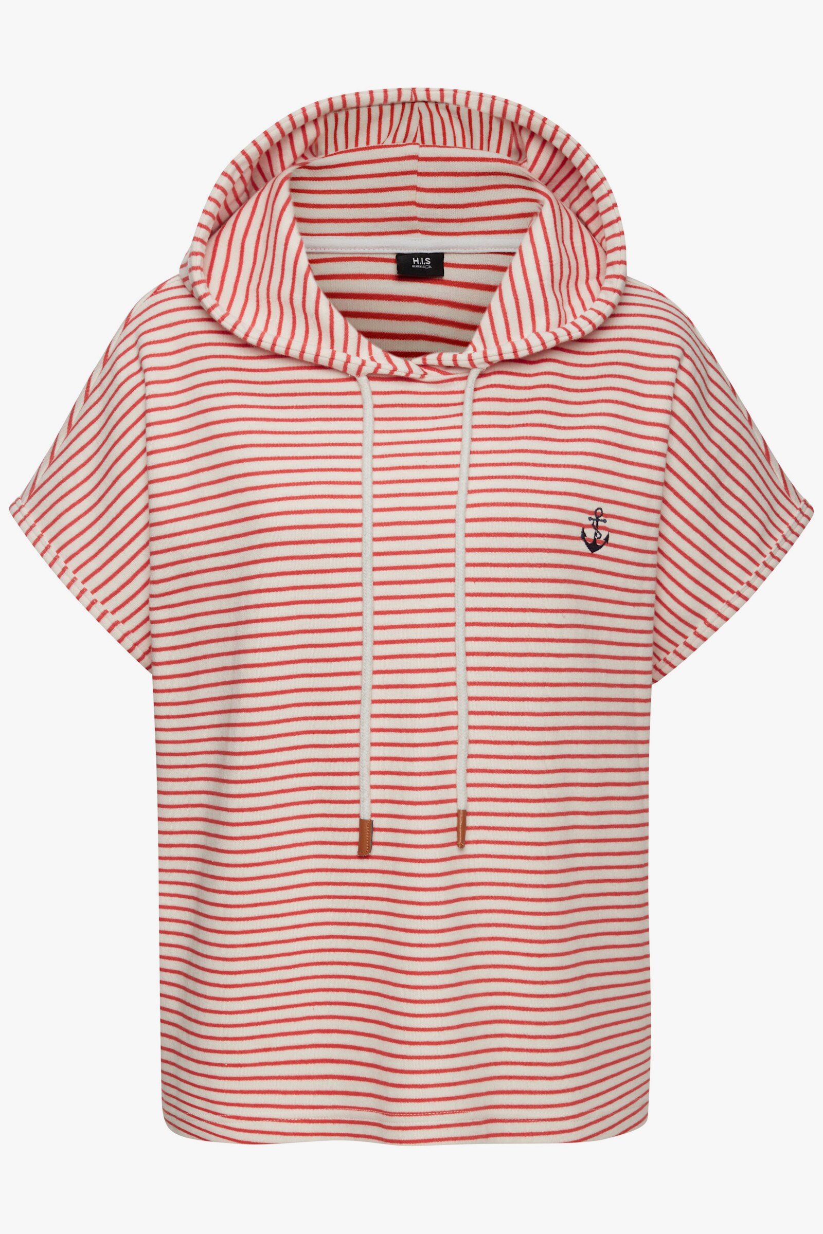 H.I.S Sweatshirt - rot-offwhite