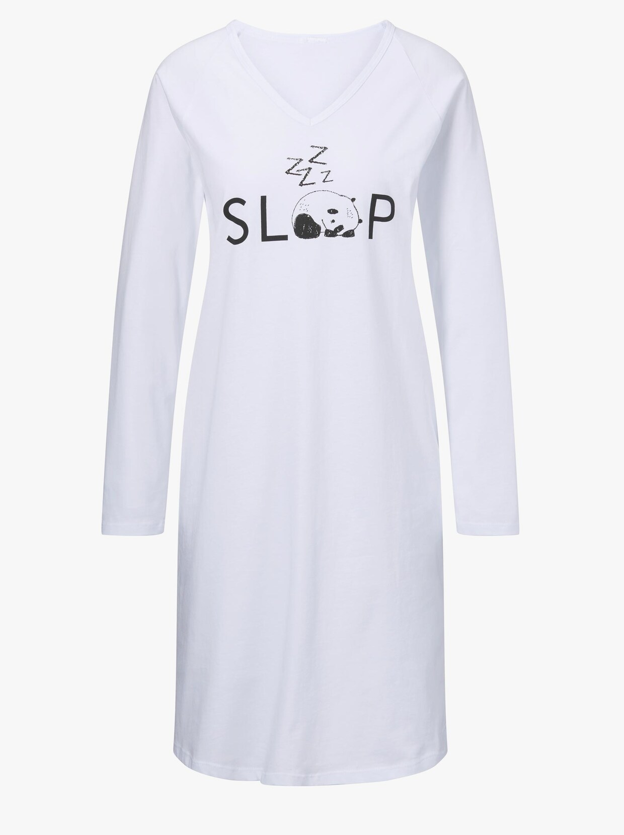 wäschepur Sleepshirts - schwarz + weiß