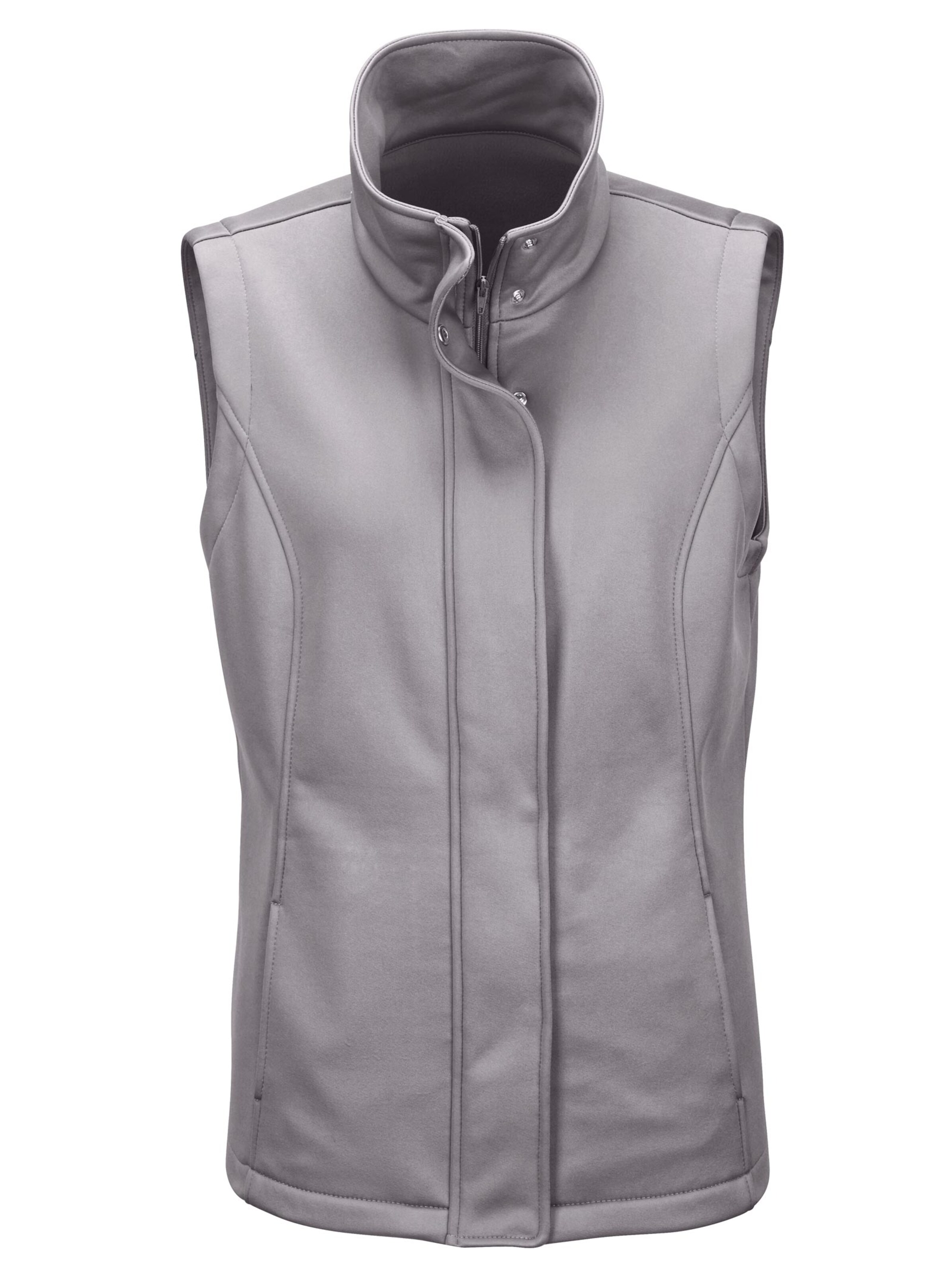 Softshell-Weste - steingrau